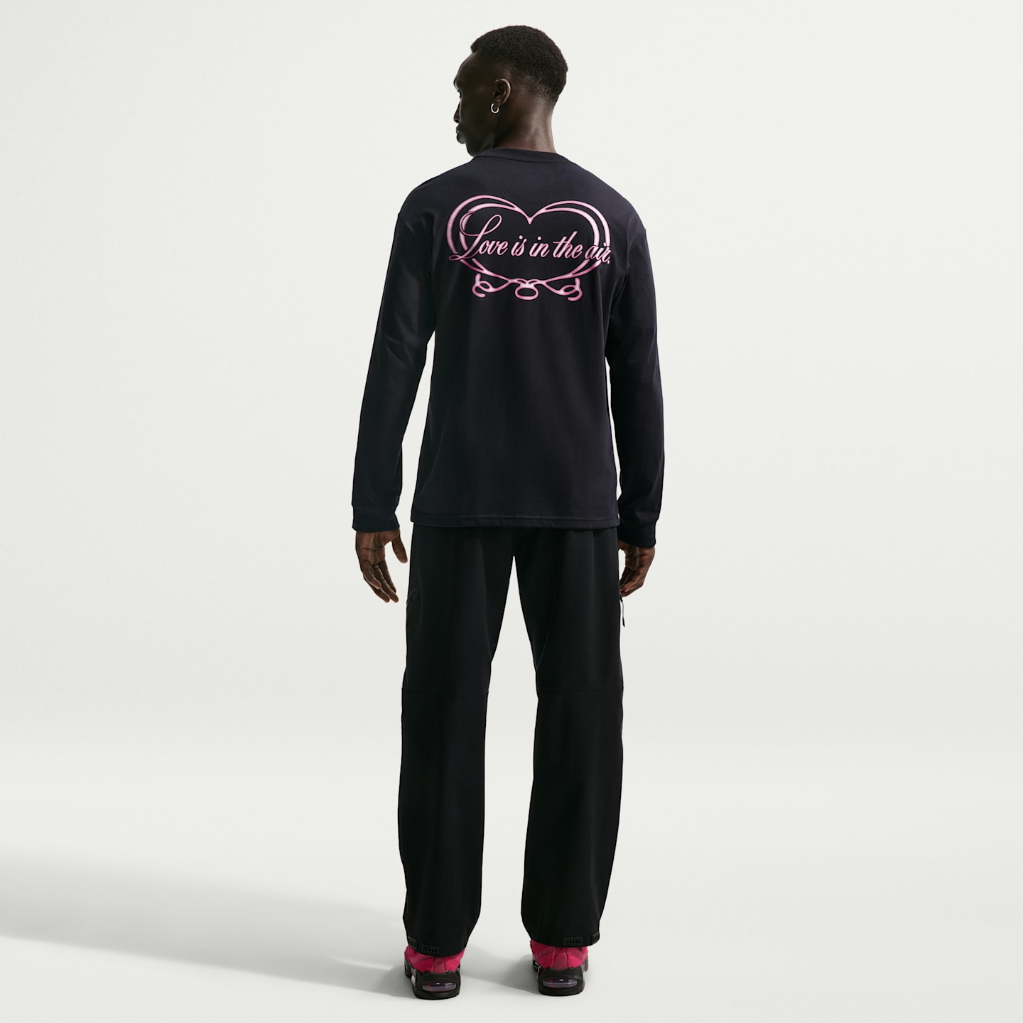 Женская футболка Nike Sportswear с длинным рукавом, цвет: Чёрный — фото 5