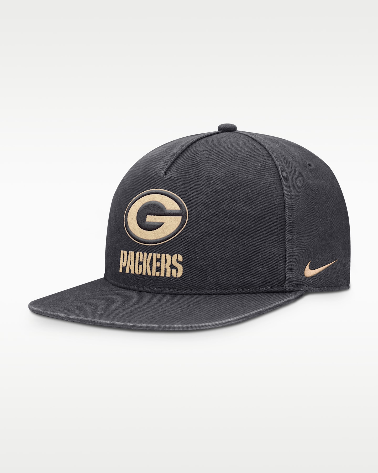 Мужская бейсболка Nike Green Bay Packers Pro NFL, цвет: Антрацитовый — фото 3