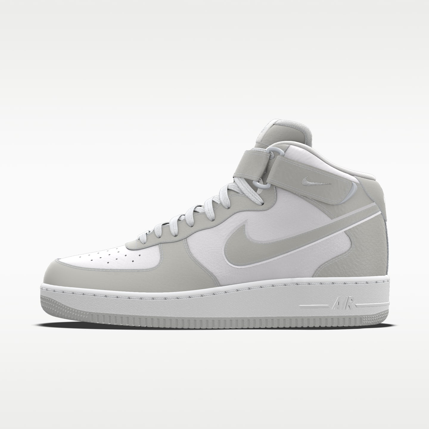 Женские кроссовки Nike Air Force 1 Mid By You Custom, цвет: Разноцветный — фото 1