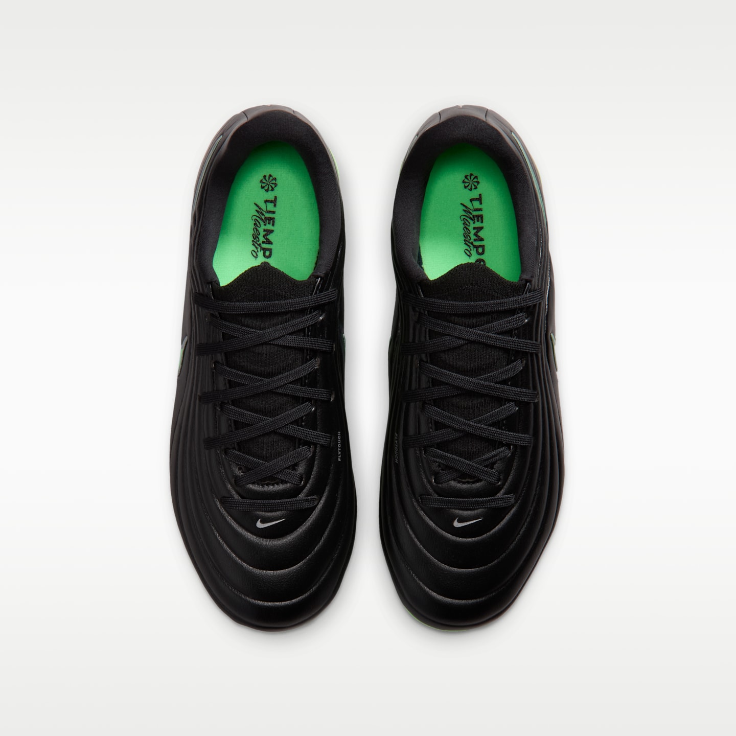 Детские кроссовки Nike Jr. Tiempo Maestro Academy Turf Low-Top Soccer, цвет: Чёрный / Зелёный — фото 4