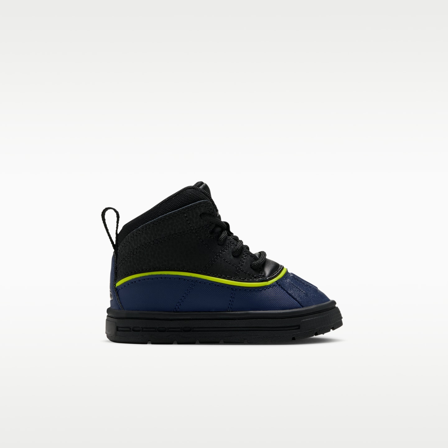 Детские ботинки Nike ACG Woodside 2 High Baby/Toddler, цвет: Чёрный / Тёмно-синий — фото 3