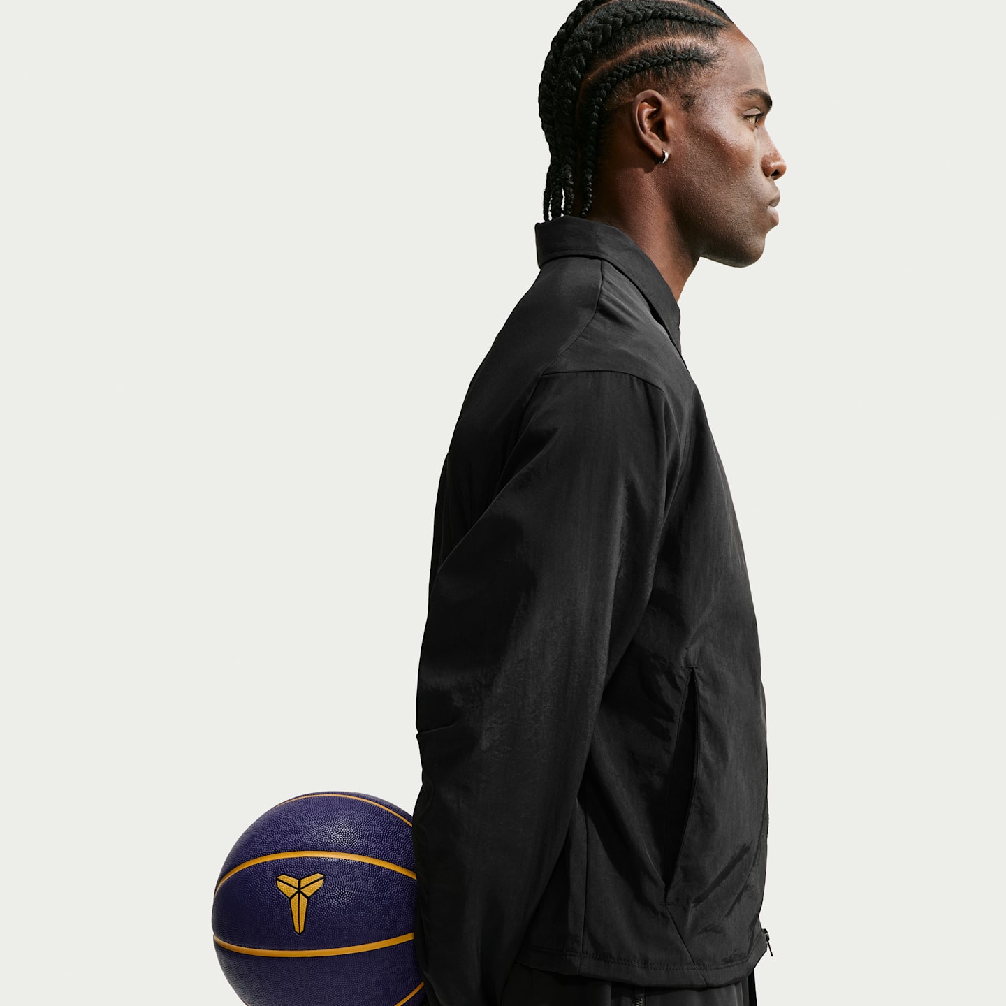 Мужская куртка Nike Kobe Mamba Woven, цвет: Чёрный — фото 3