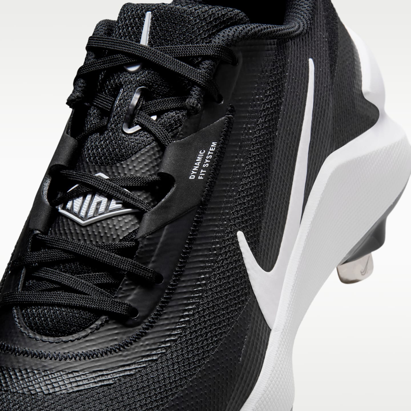 Женские бутсы Nike Diamond Showcase MTL Baseball Cleats, цвет: Чёрный / Белый — фото 8