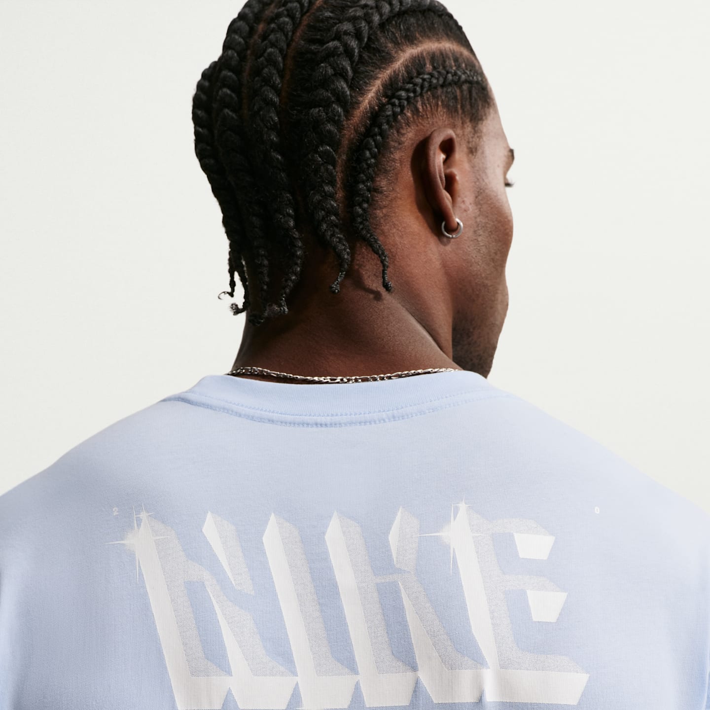 Мужская футболка Nike N.A.C, цвет: Синий / Белый — фото 2