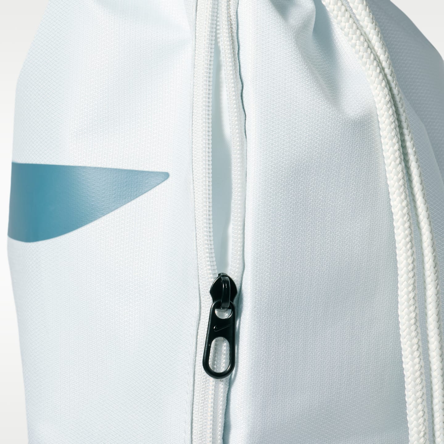 Рюкзак Nike Academy Soccer Gym Sack (18L), цвет: Молочный белый / Синий — фото 5