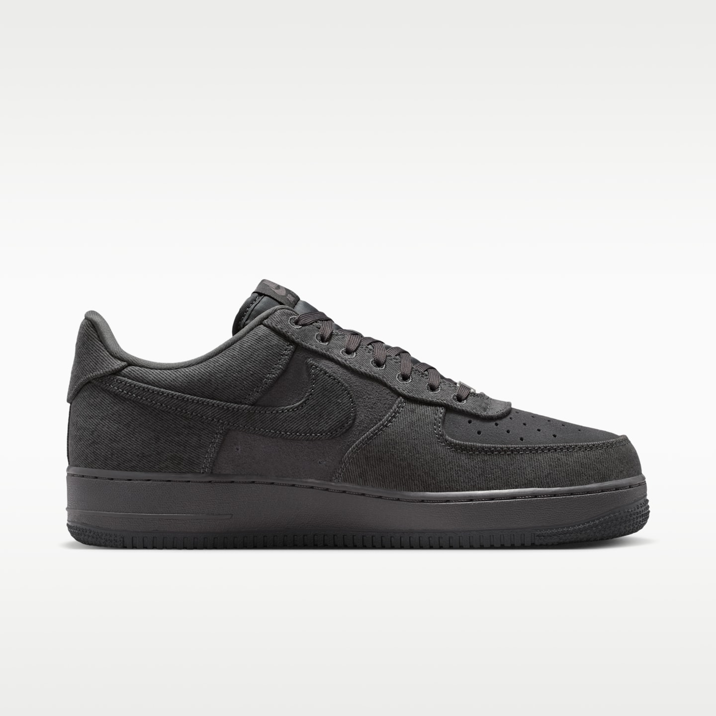 Мужские кроссовки Nike Air Force 1 '07 LV8 Shoes, цвет: Антрацитовый / Пепельный — фото 3
