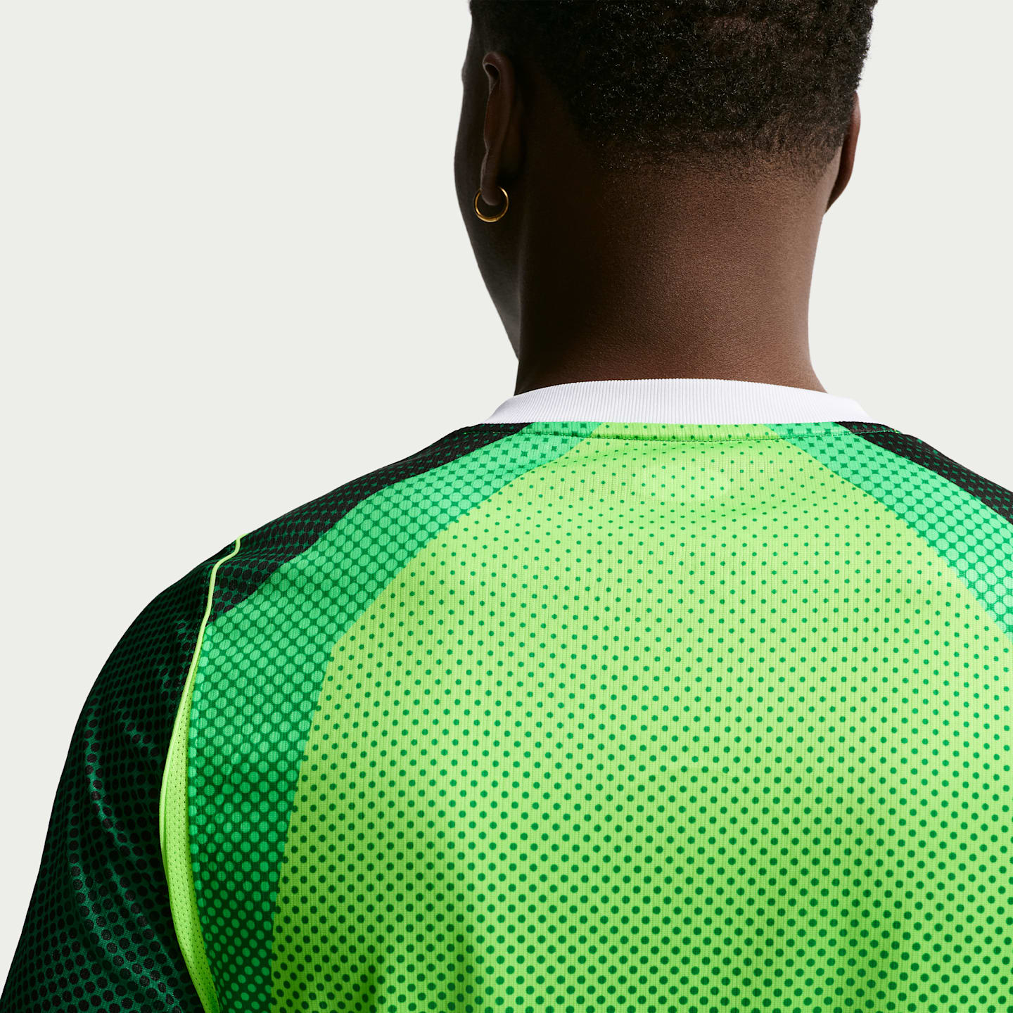 Мужской топ Nike Nigeria 2026 Stadium Away Dri-FIT Soccer Replica Jersey, цвет: Сосновый зелёный / Зелёный — фото 2