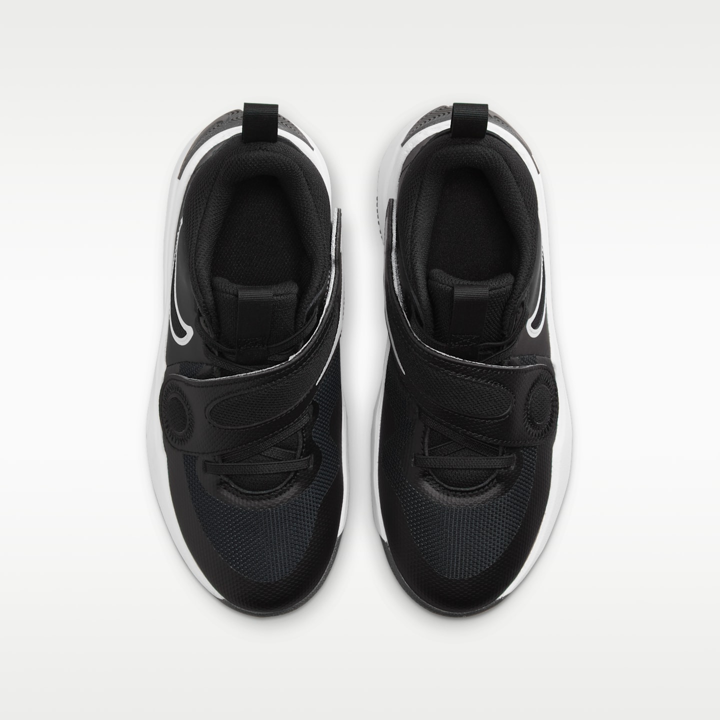Детские кроссовки Nike Team Hustle D 11 Basketball, цвет: Чёрный / Белый — фото 4