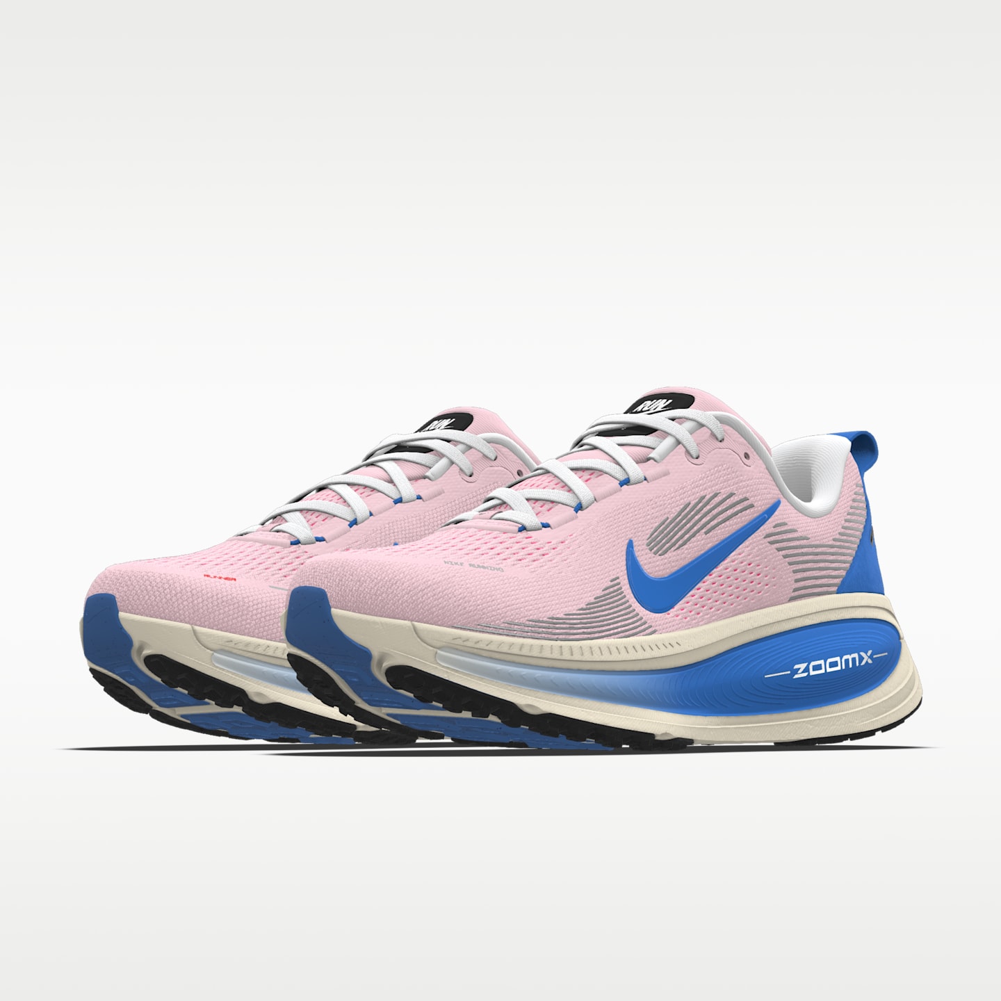 Женские кроссовки Nike Vomero 18 By Karen Robles Custom Road Running, цвет: Разноцветный — фото 2
