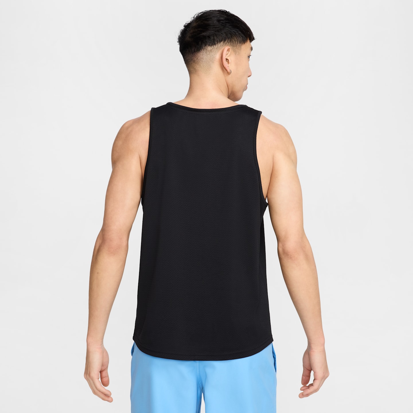 Мужская плавательная майка Nike Swim, цвет: Чёрный — фото 2