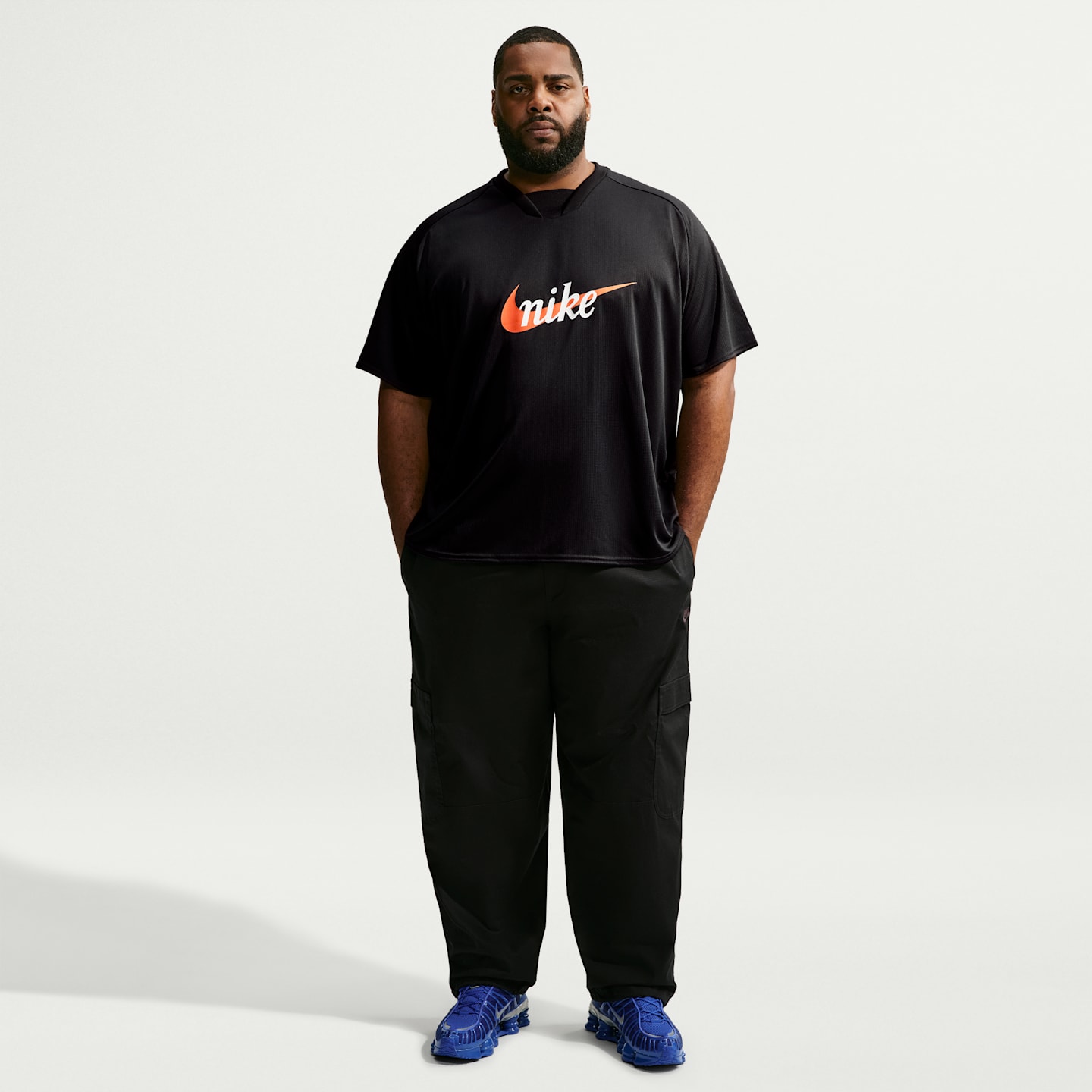 Мужской топ Nike Club Jersey, цвет: Чёрный / Белый — фото 9