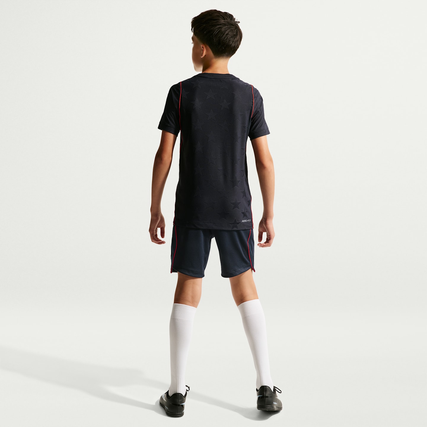 Детские футбольные шорты Nike Usmnt 2026 Stadium Away Dri-FIT Replica, цвет: Обсидиановый / Красный — фото 5