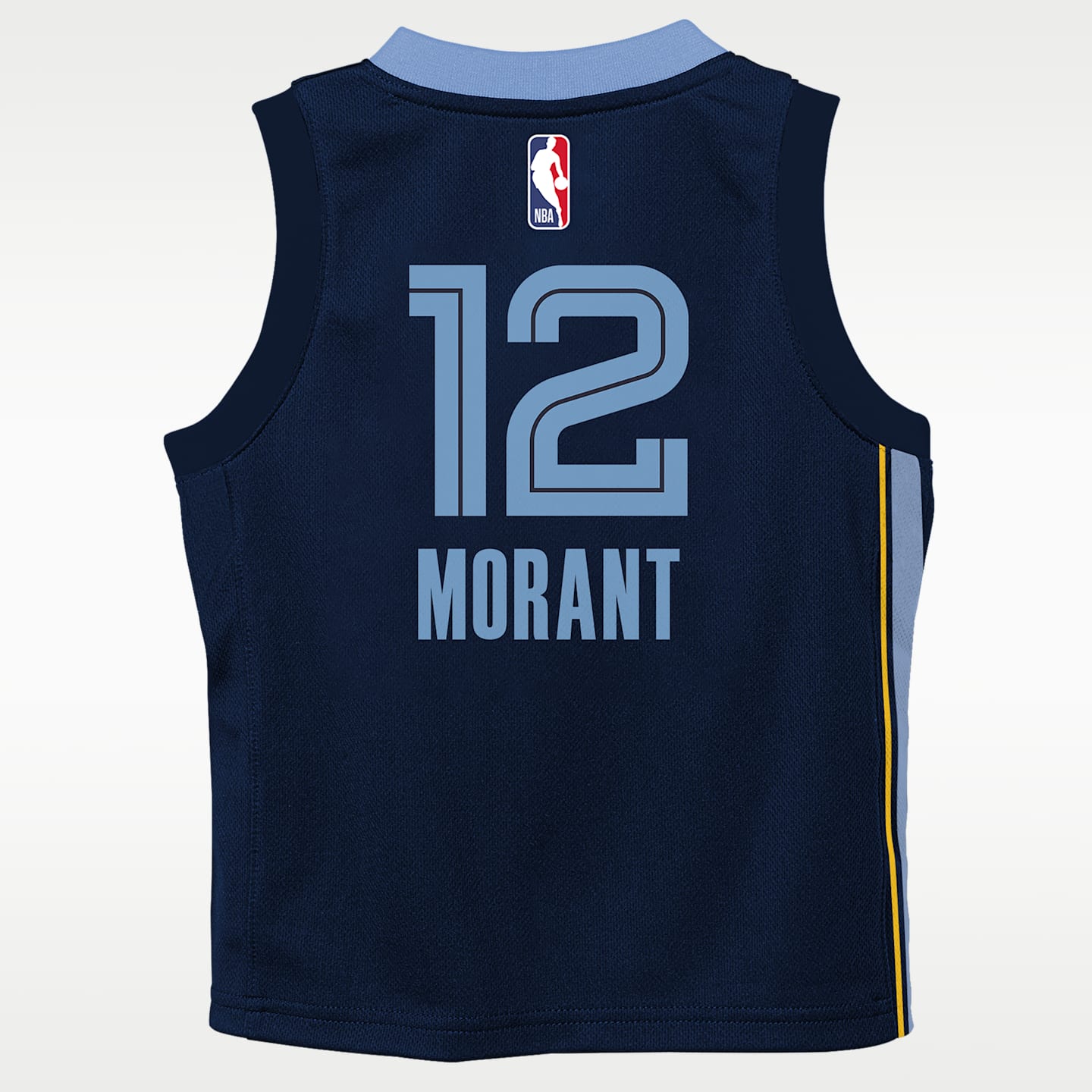 Детский топ Nike Ja Morant Memphis Grizzlies Icon Edition NBA Swingman Jersey, цвет: Тёмно-синий — фото 2