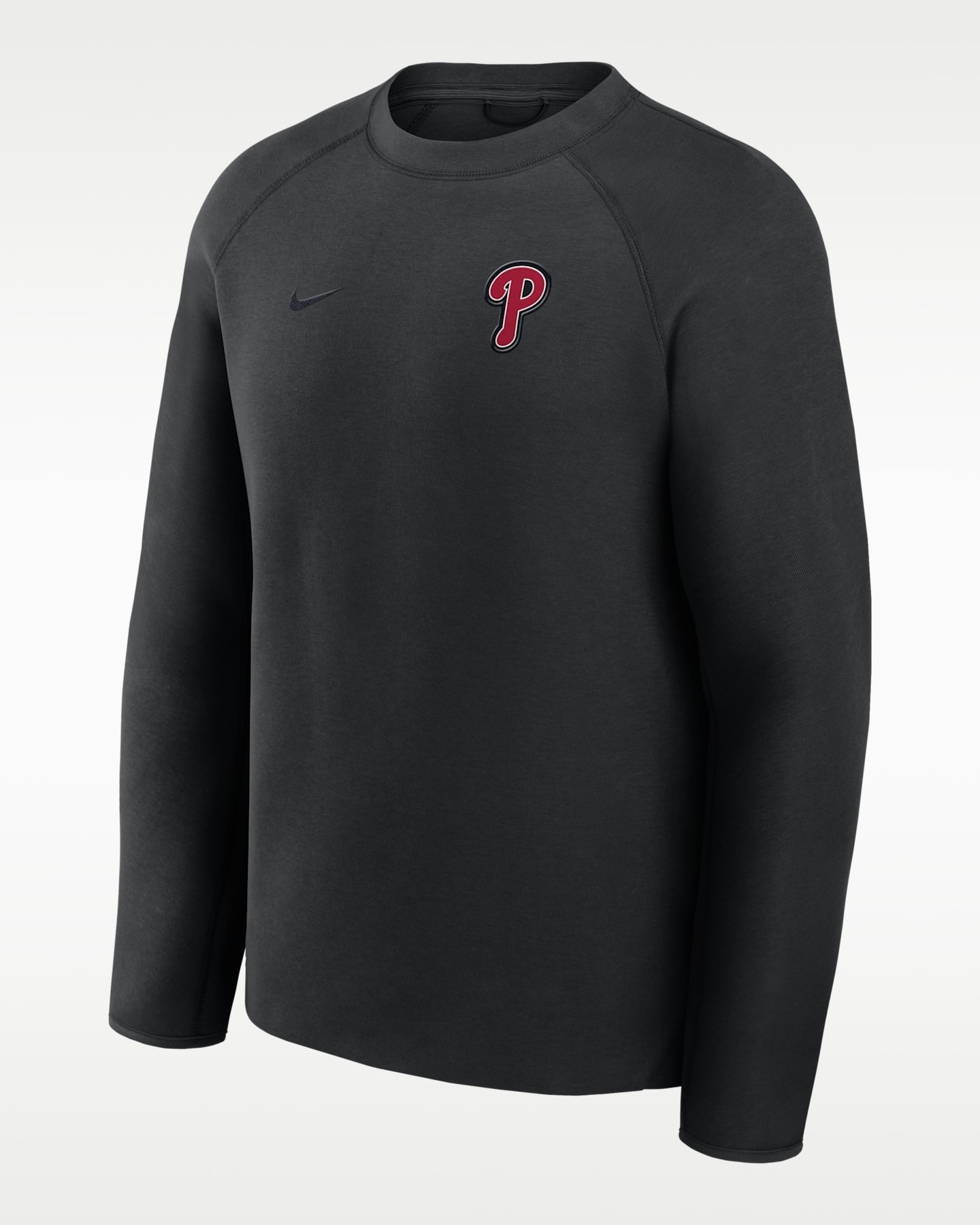 Мужской свитшот Nike Philadelphia Phillies Tech Fleece MLB, цвет: Чёрный — фото 3