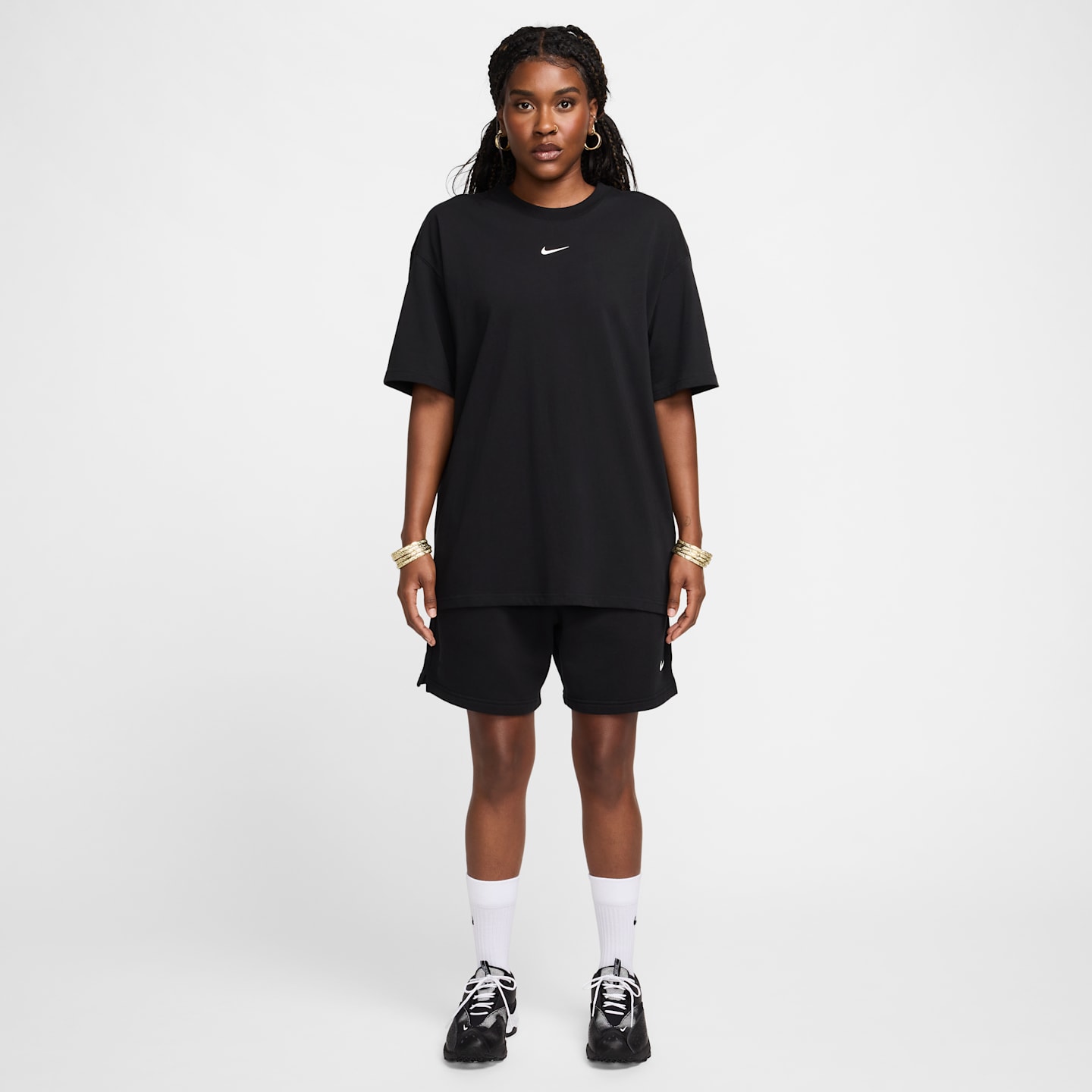 Флисовые шорты Nike Nocta Cardinal, цвет: Чёрный / Бирюзовый — фото 12