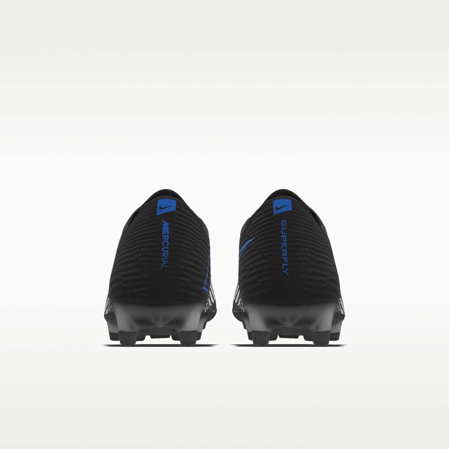 Мужские бутсы Nike Mercurial Superfly 11 Elite By You Custom Artificial-Grass Low-Top Soccer Cleats, цвет: Чёрный — фото 5