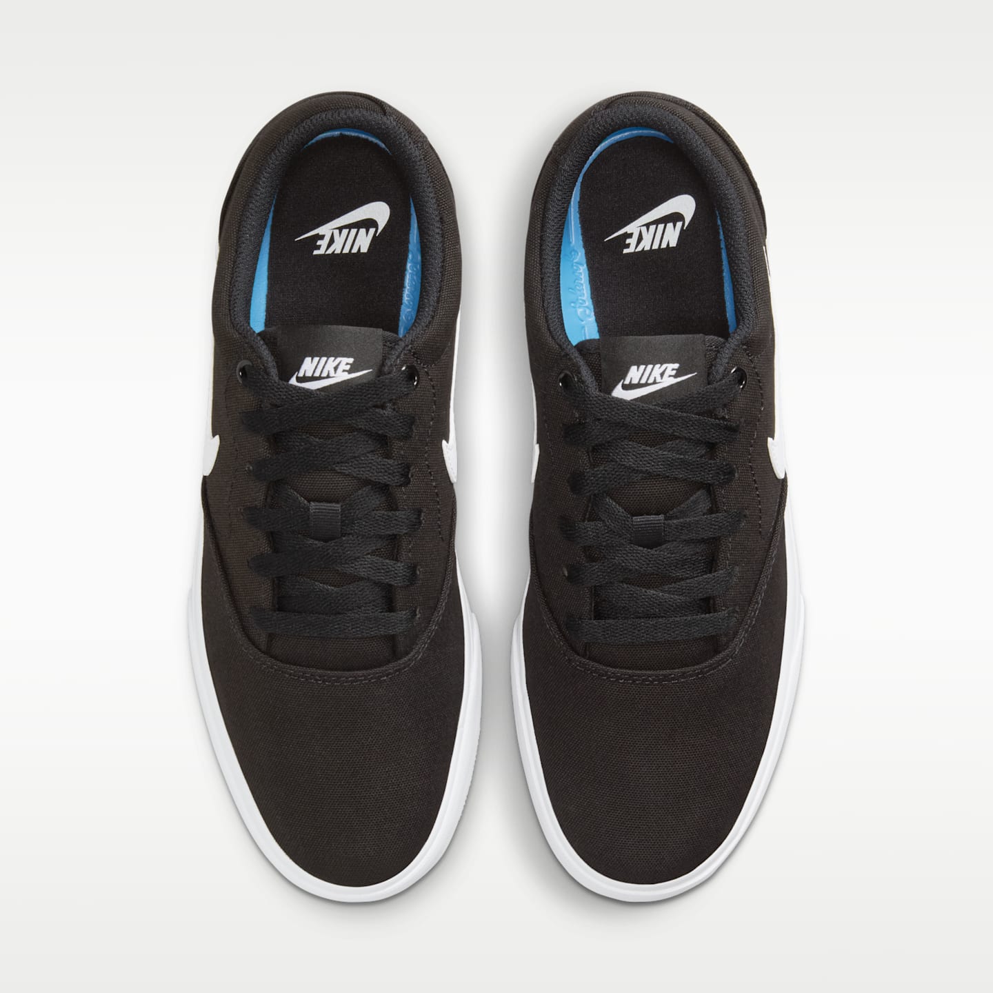 Женские кроссовки Nike Charge Canvas, цвет: Чёрный / Белый — фото 4