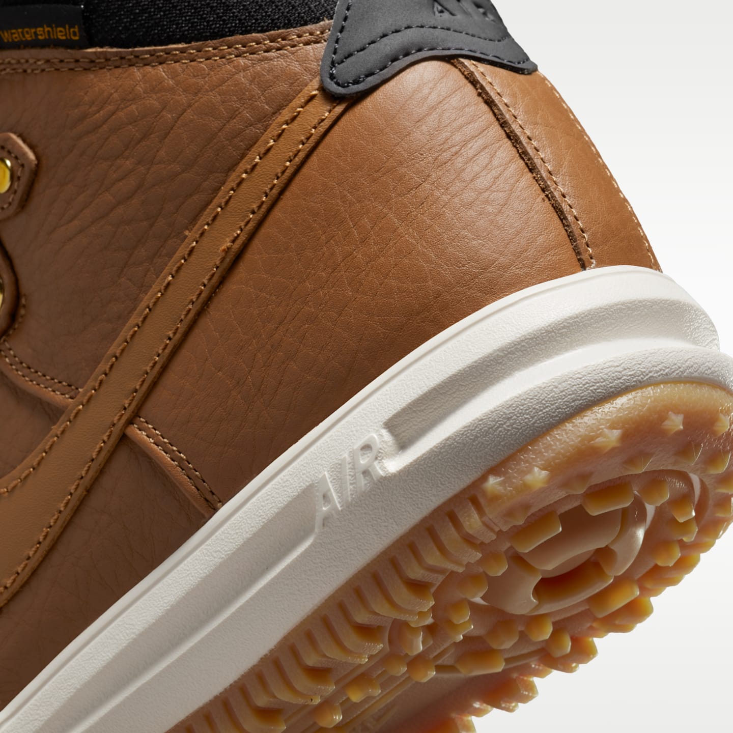 Мужские кроссовки Nike Lunar Force 1 Winterized Duckboot, цвет: Коричневый / Чёрный — фото 8