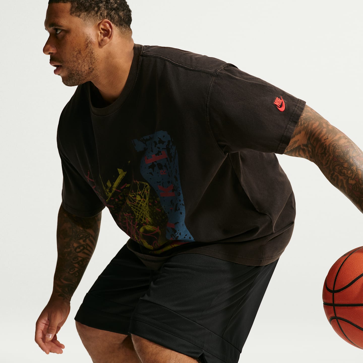 Мужские баскетбольные шорты Nike Dri-FIT Game Classic, цвет: Чёрный / Белый, вариант 1 — фото 9
