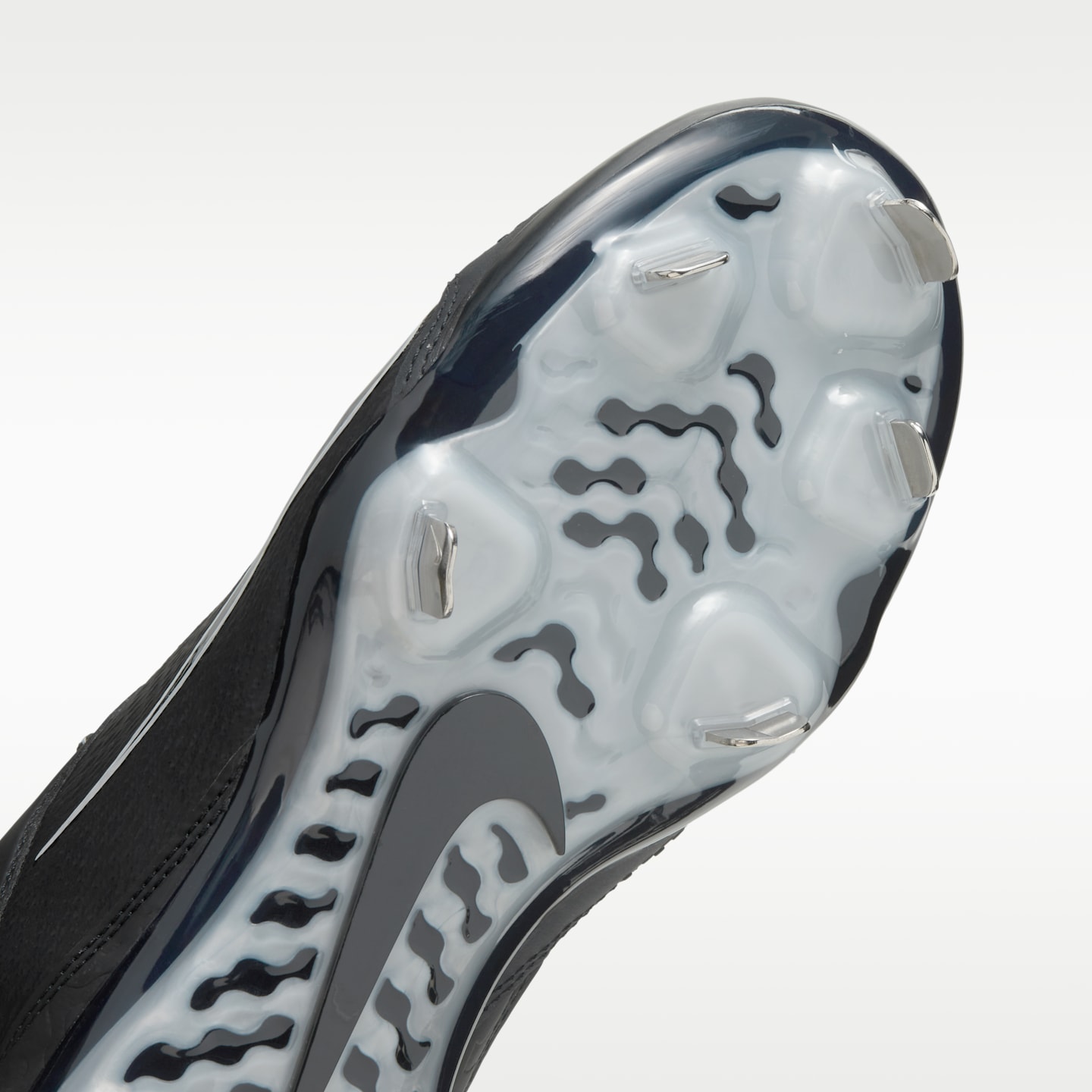 Женские бутсы Nike Hyperdiamond 4 Elite Softball Cleats, цвет: Чёрный / Железный серый — фото 7