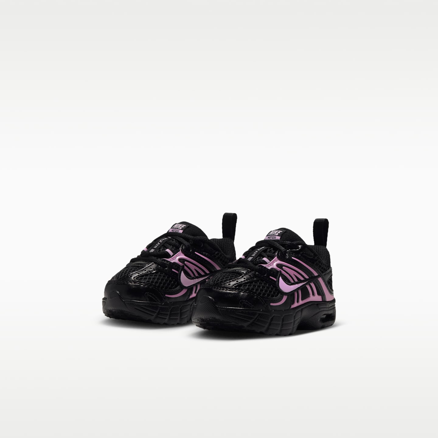 Детские кроссовки Nike Air Max Moto 2K Baby/Toddler, цвет: Чёрный / Розовый — фото 5