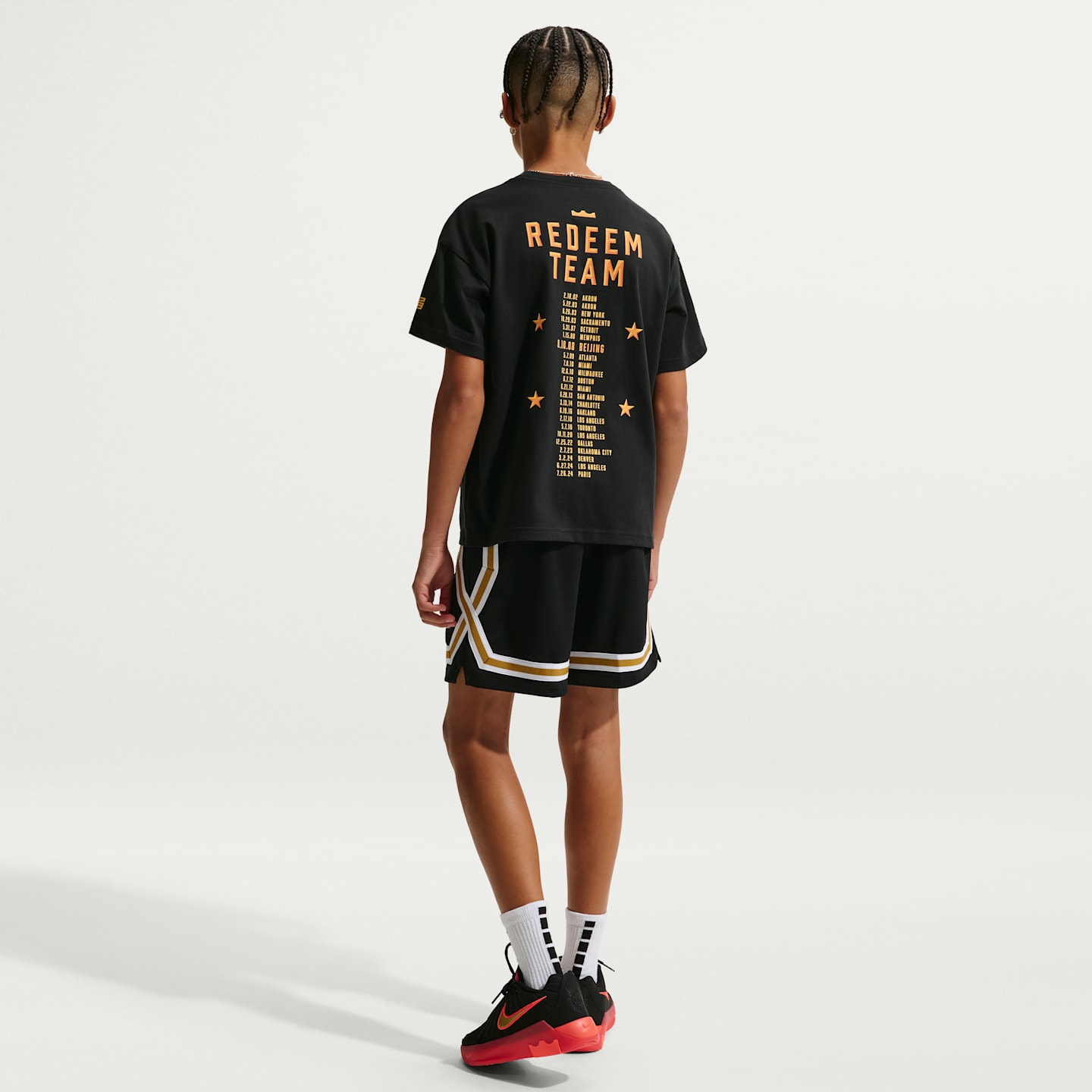 Детская футболка Nike LeBron, цвет: Чёрный — фото 5