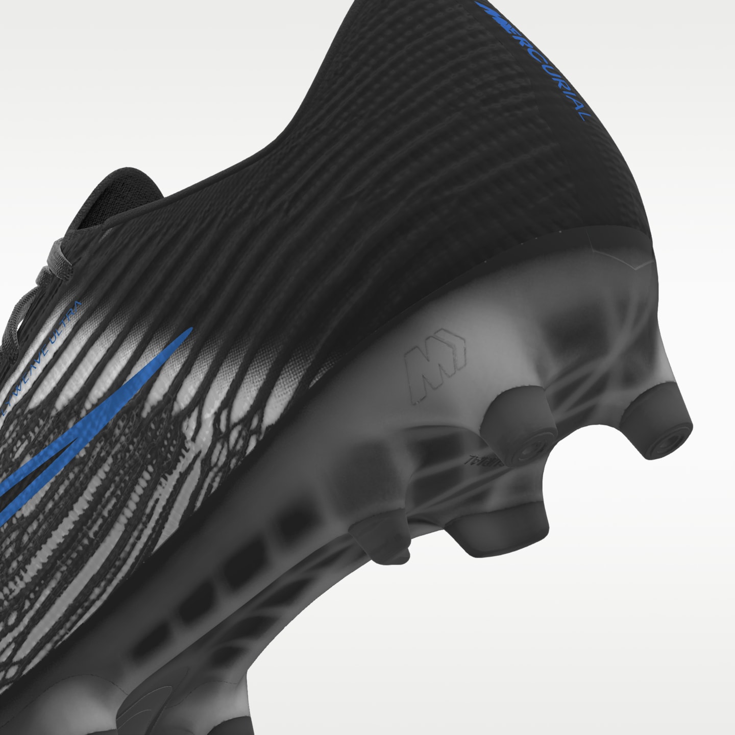Мужские бутсы Nike Mercurial Superfly 11 Elite By You Custom Artificial-Grass Low-Top Soccer Cleats, цвет: Чёрный — фото 10