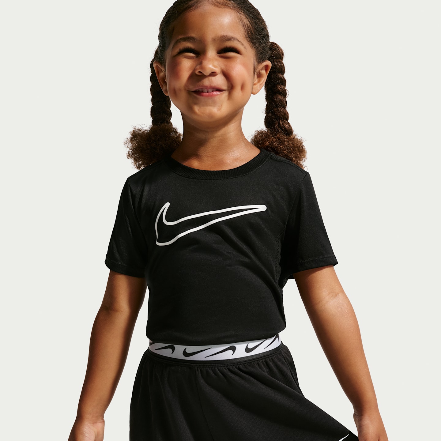 Детские трикотажные шорты Nike Dri-FIT, цвет: Чёрный — фото 2