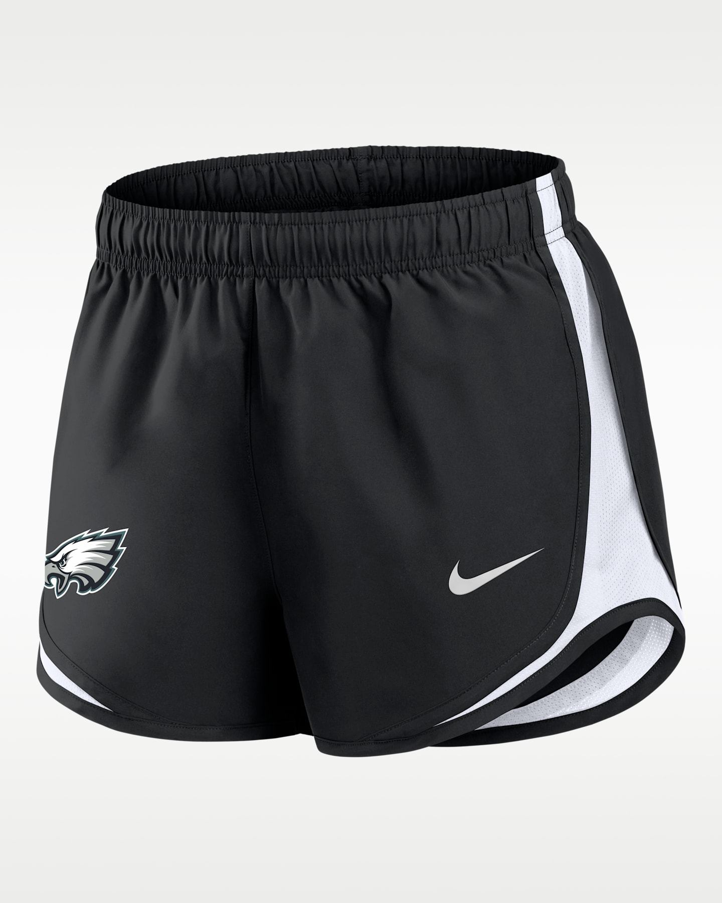 Женские шорты Nike Philadelphia Eagles Tempo Dri-FIT NFL, цвет: Чёрный / Белый — фото 3