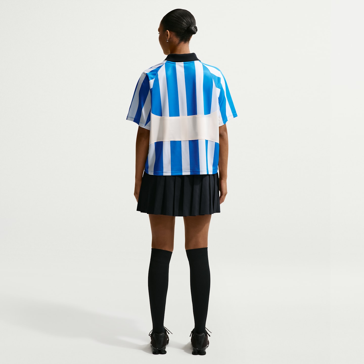 Женская юбка Nike Sportswear Pleated Skirt (Plus Size), цвет: Чёрный — фото 5