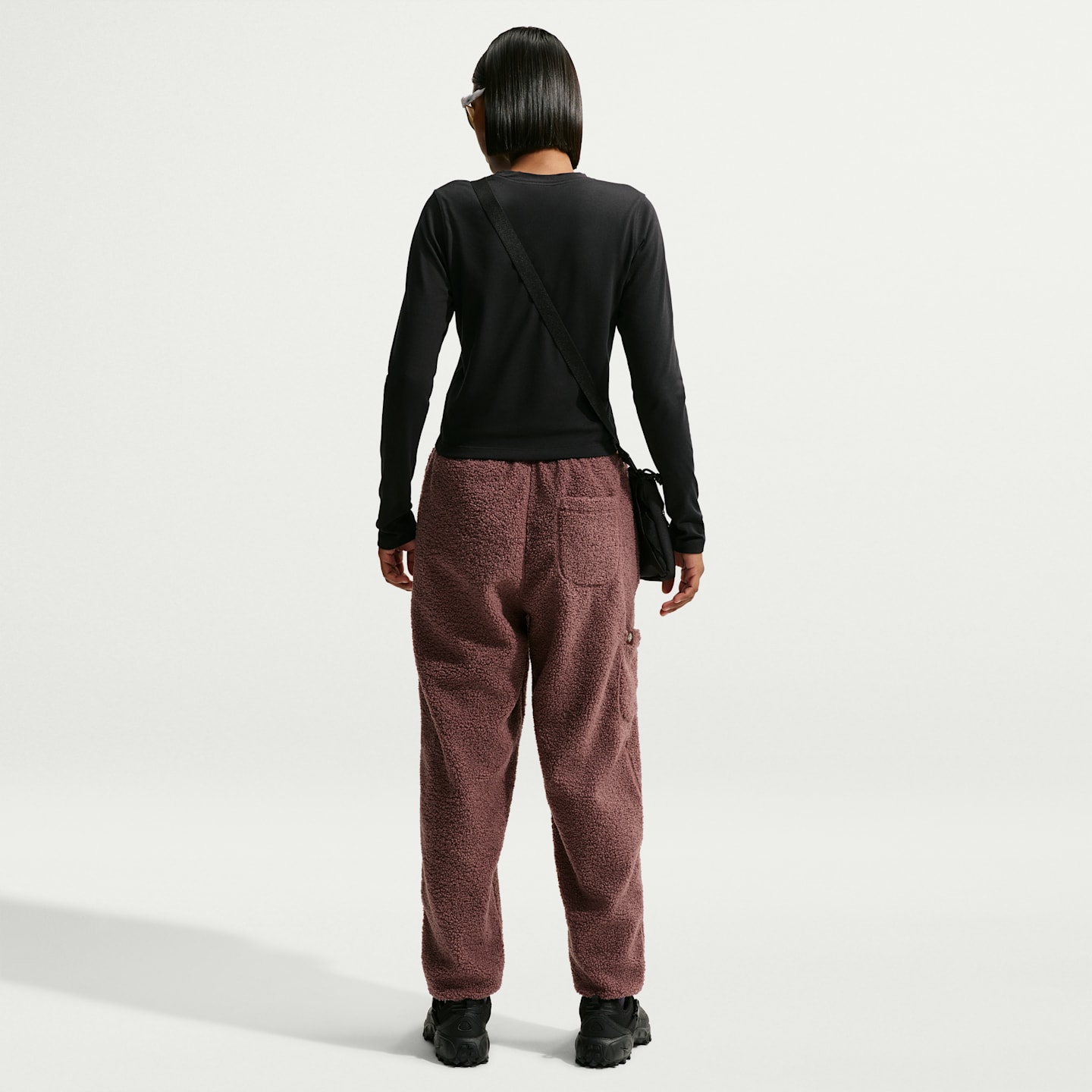 Женский топ Nike ACG Dri-FIT Long-Sleeve Top, цвет: Чёрный / Снежный белый — фото 5
