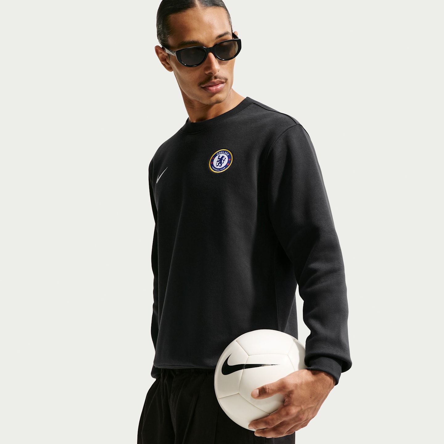 Мужской футбольный ботинки Nike Chelsea FC Club, цвет: Синий / Белый — фото 3