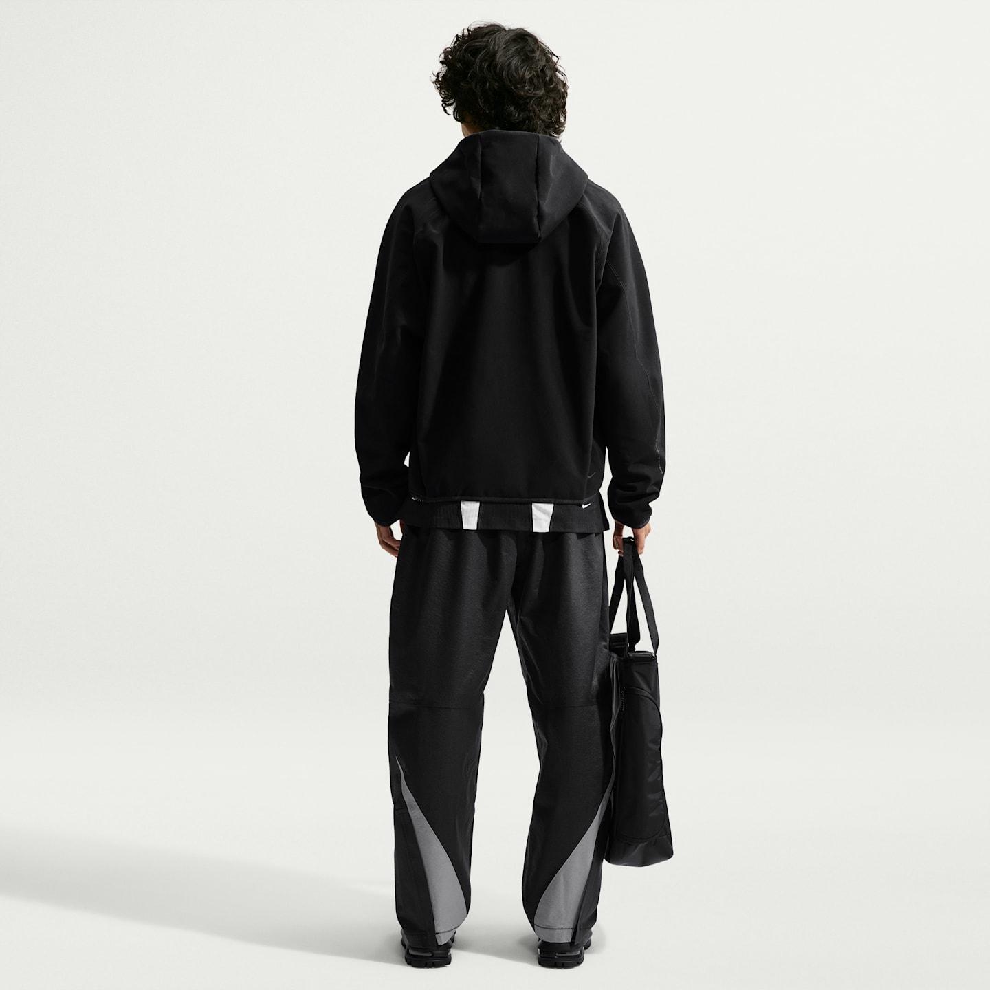 Мужская куртка Nike Tech Loose Therma-FIT Shori Knit, цвет: Чёрный — фото 5