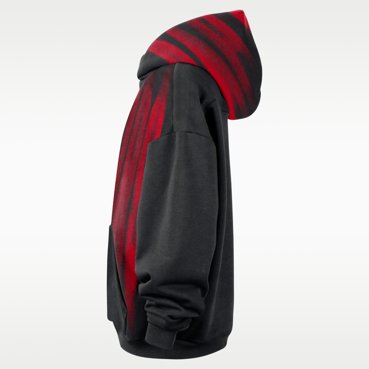 Мужские худи Toronto Raptors Nike Standard Issue Fleece Basketball, цвет: Чёрный / Белый — фото 3