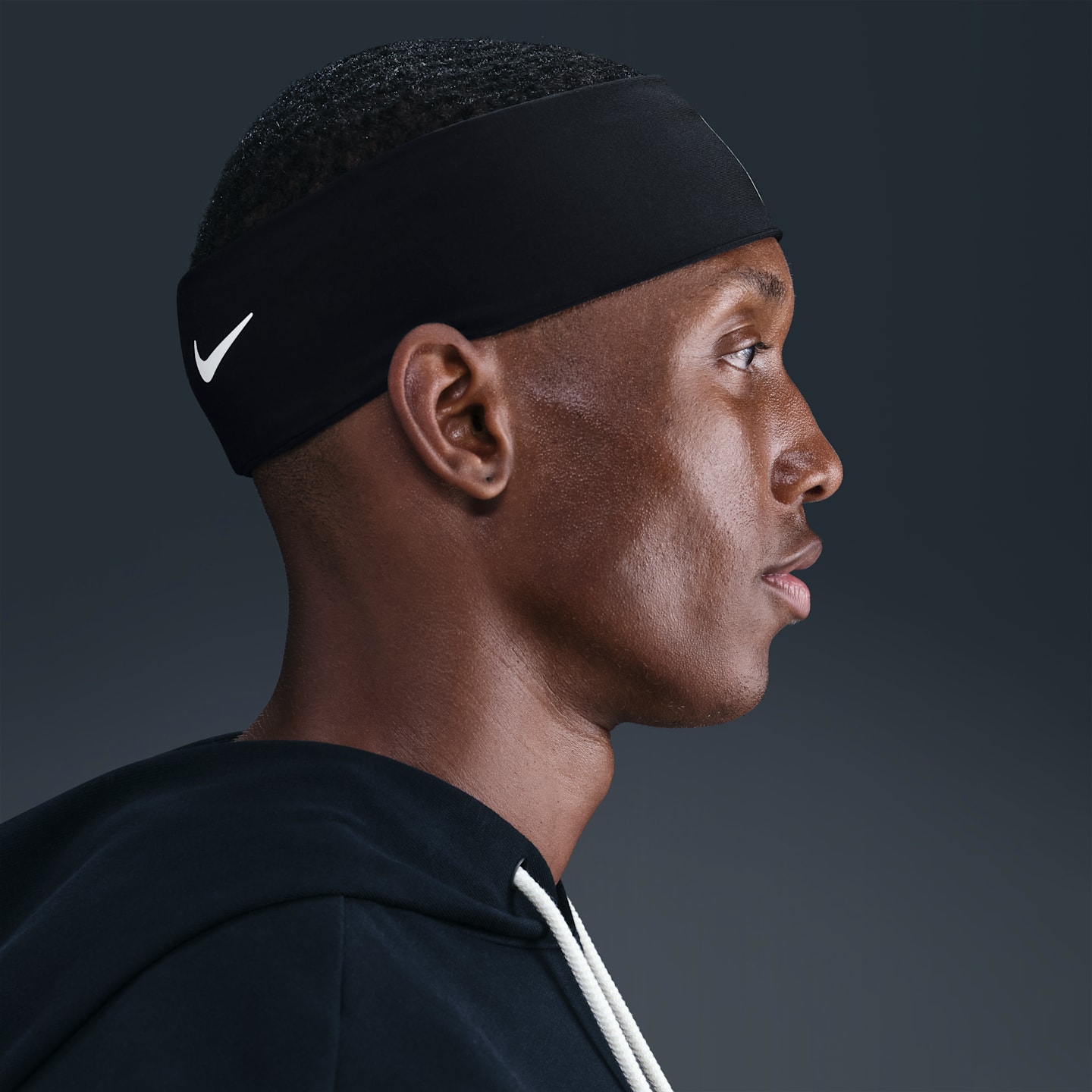 Повязка на голову Nike Fury Classic Dri-FIT NBA, цвет: Чёрный — фото 4