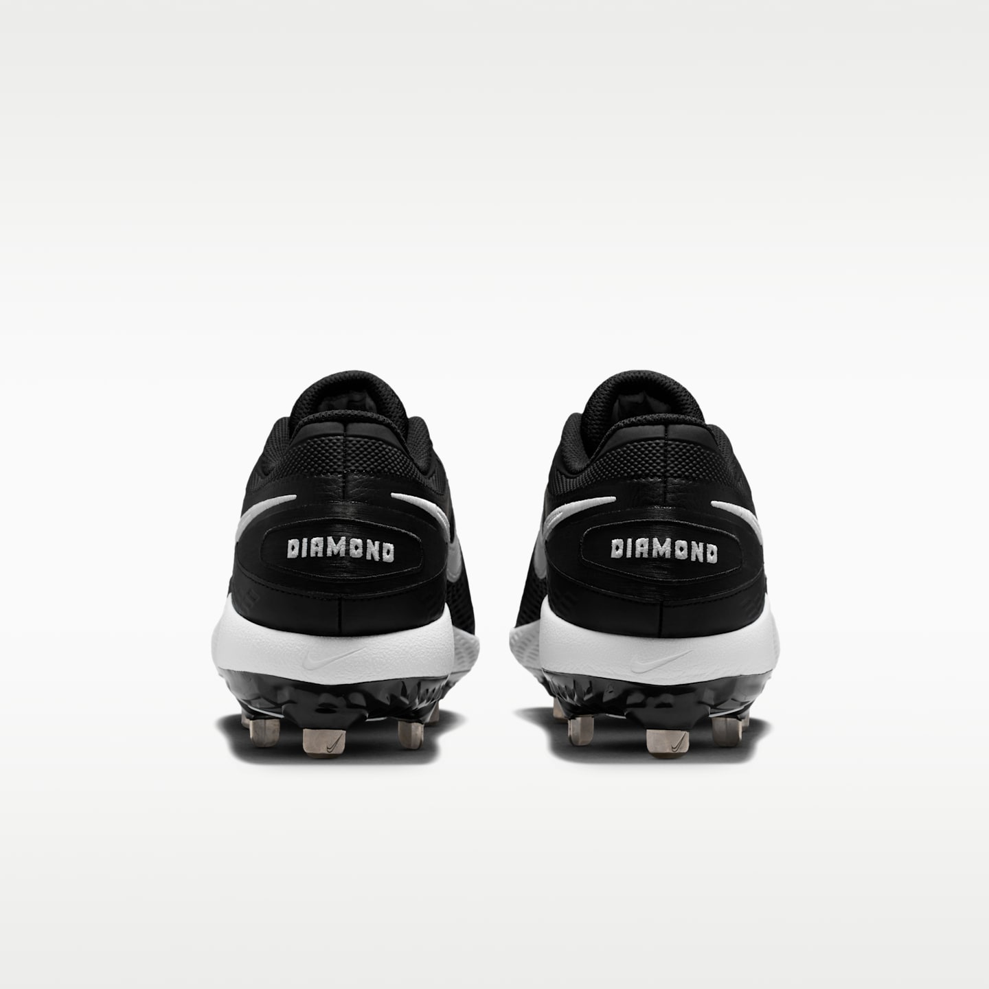 Женские кроссовки Nike Diamond Gamer MTL Baseball, цвет: Чёрный / Белый — фото 6