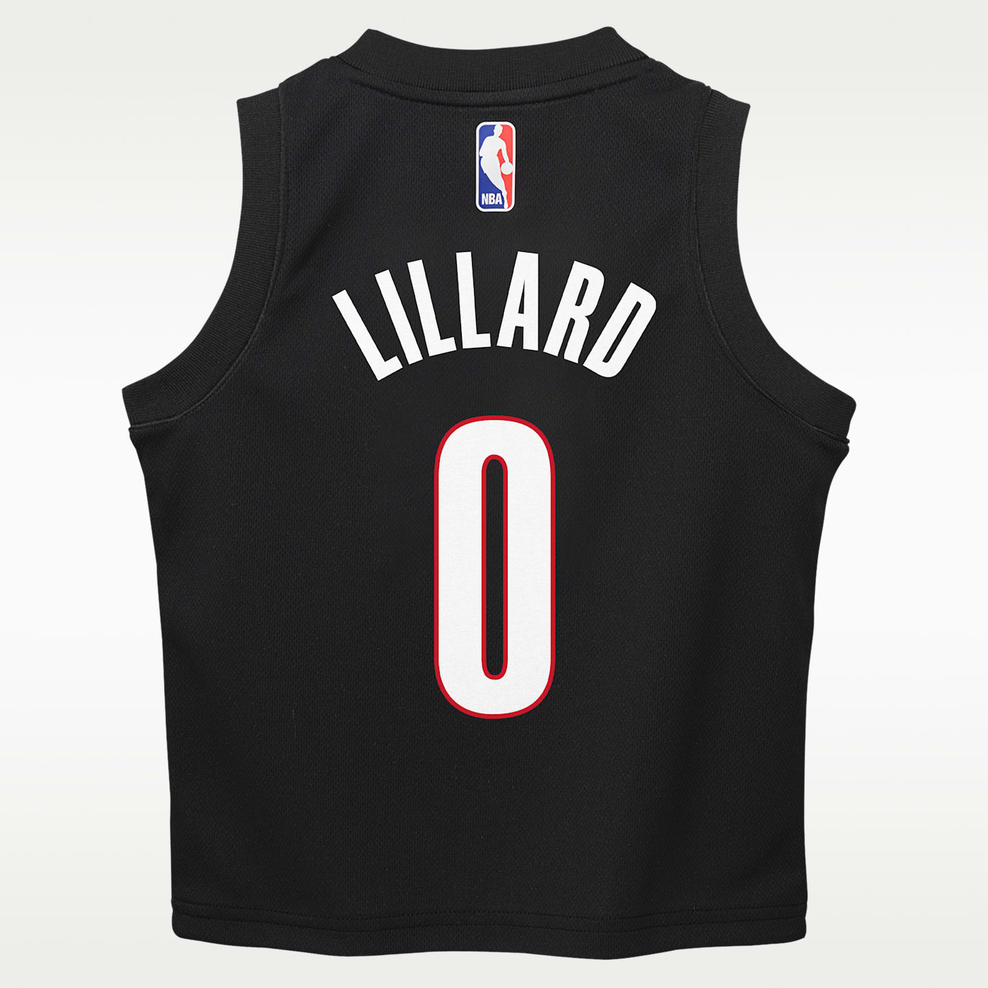 Детские топы Nike Damian Lillard Portland Trail Blazers Icon Edition Toddler NBA Replica Jersey, цвет: Чёрный — фото 2