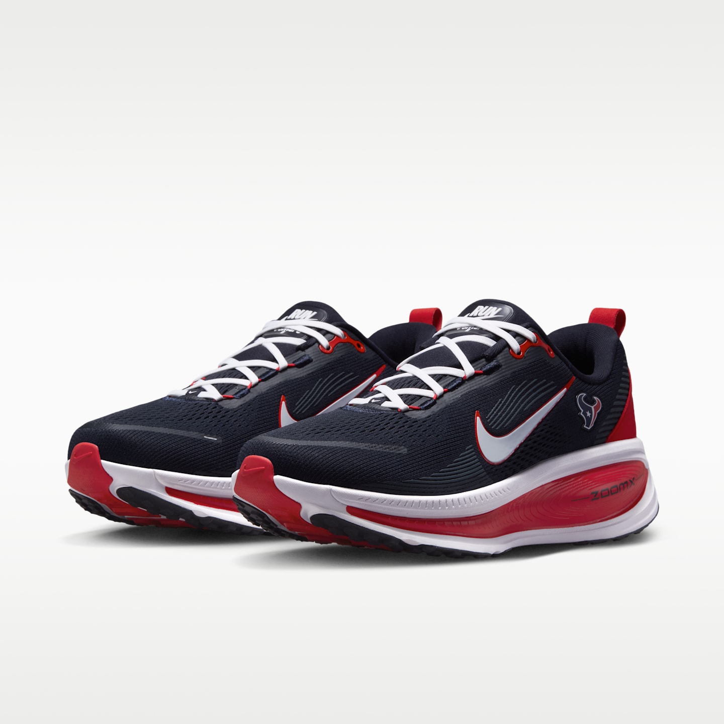 Мужские кроссовки Nike Vomero 18 (Houston Texans) NFL Road Running, цвет: Синий / Красный — фото 5
