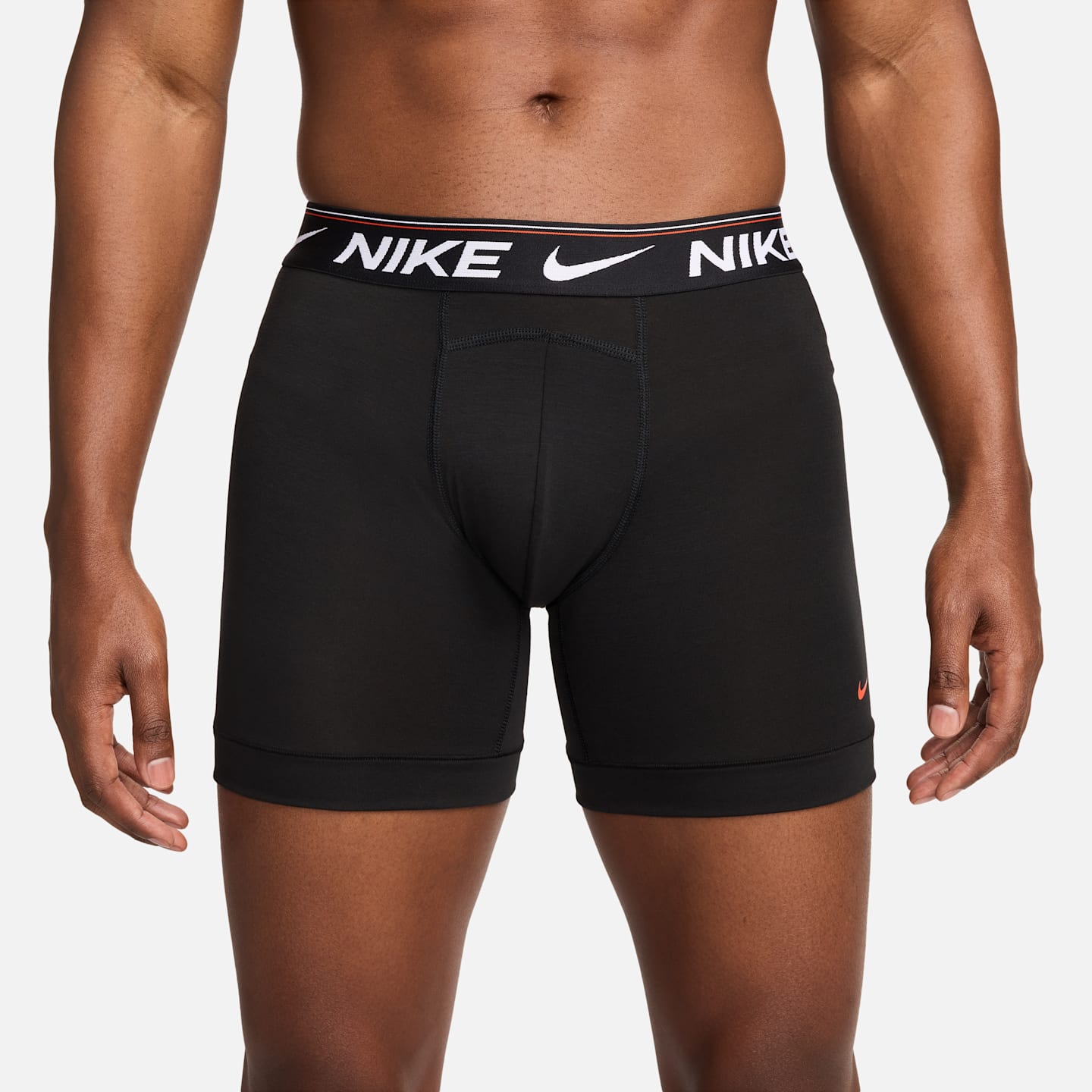 Мужские трусы-боксеры Nike Ultra Comfort Dri-FIT, набор из 3 шт, цвет: Чёрный — фото 2