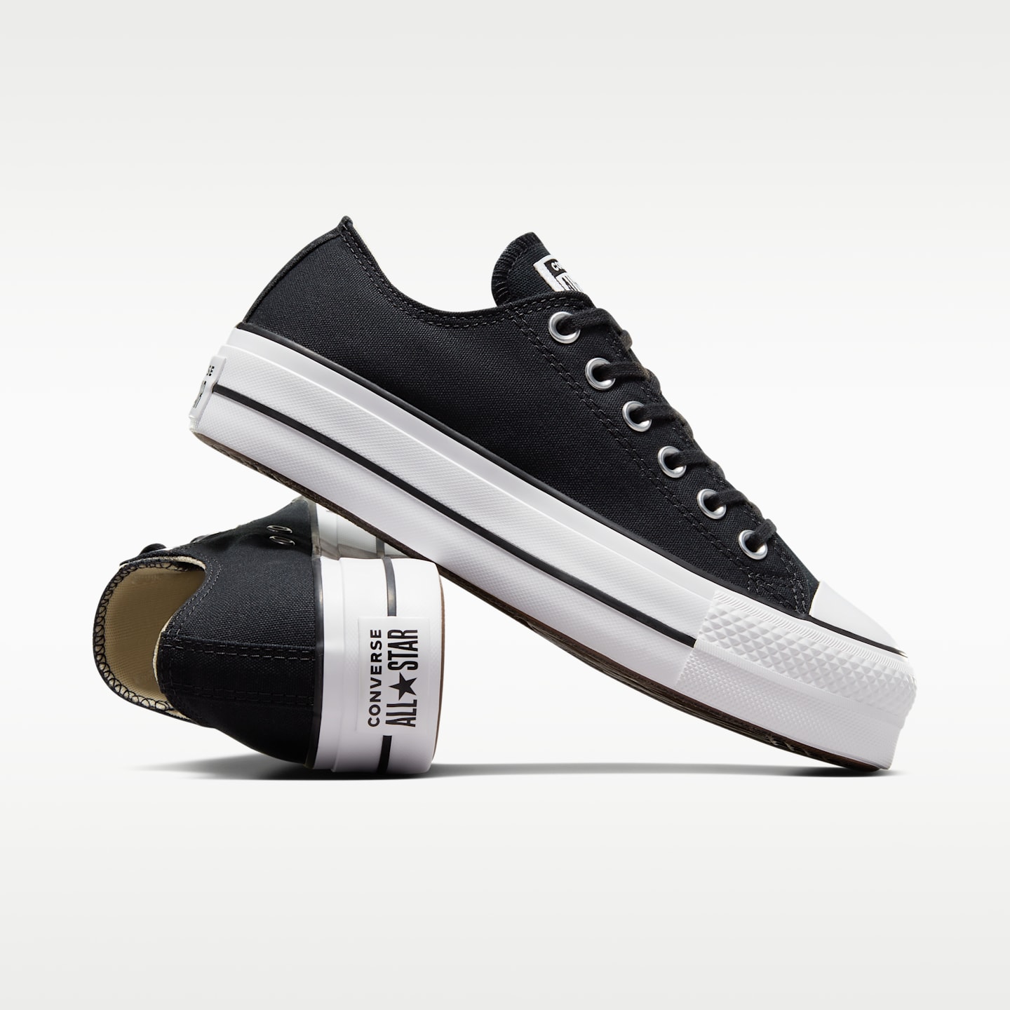 Женские кроссовки Nike Chuck Taylor All Star Lift Platform Canvas, цвет: Чёрный — фото 7