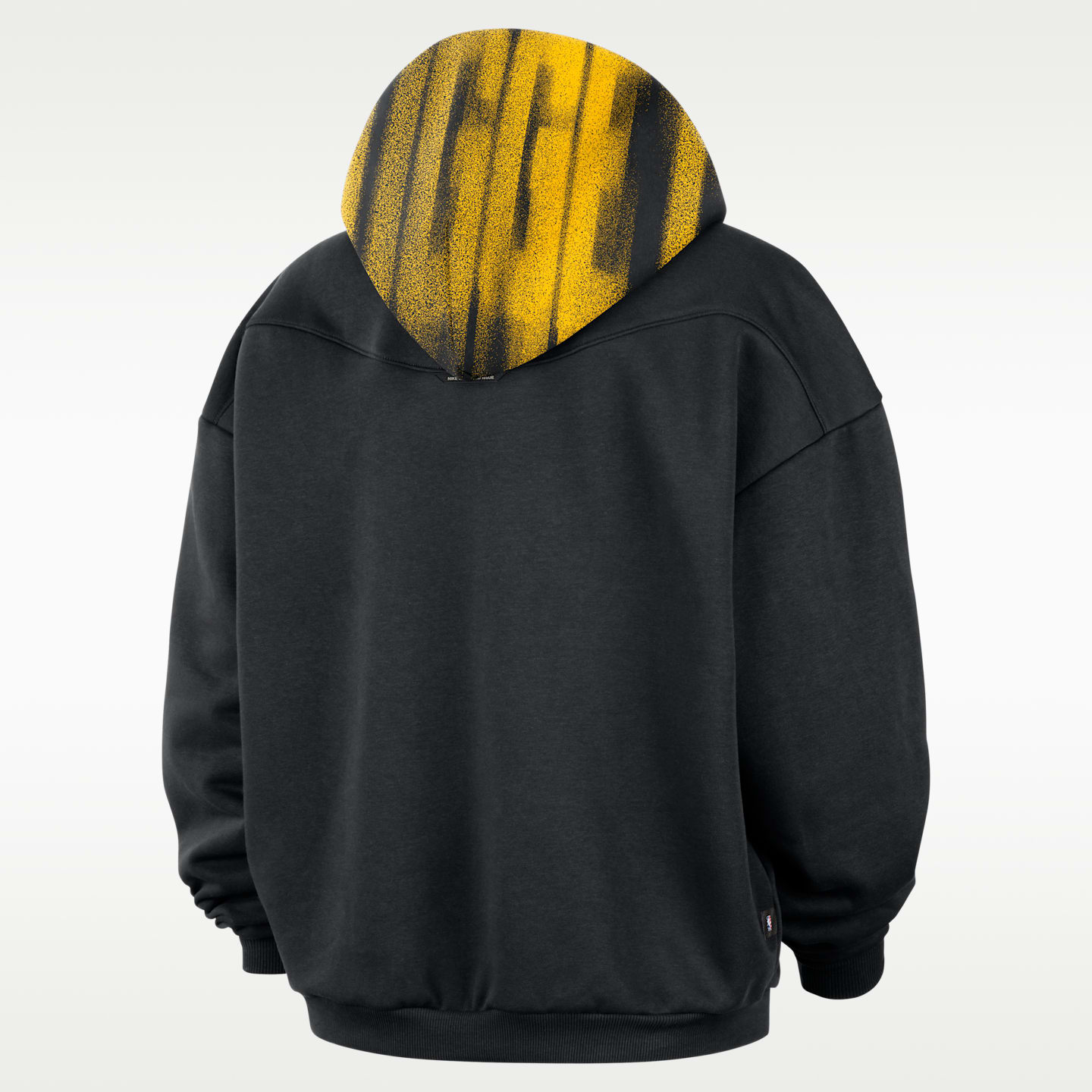 Мужское худи Nike Denver Nuggets Standard Issue Therma-FIT Fleece Basketball, цвет: Чёрный / Белый — фото 2