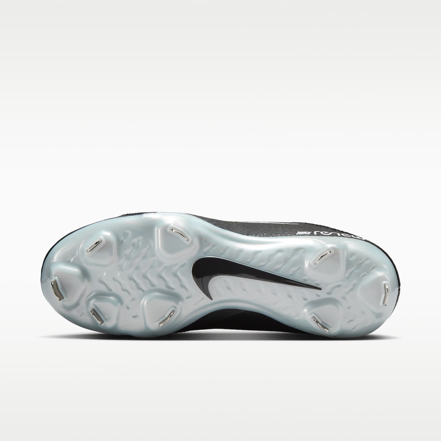 Женские бутсы Nike Hyperdiamond 4 Pro Softball Cleats, цвет: Чёрный / Чистый платиновый — фото 2