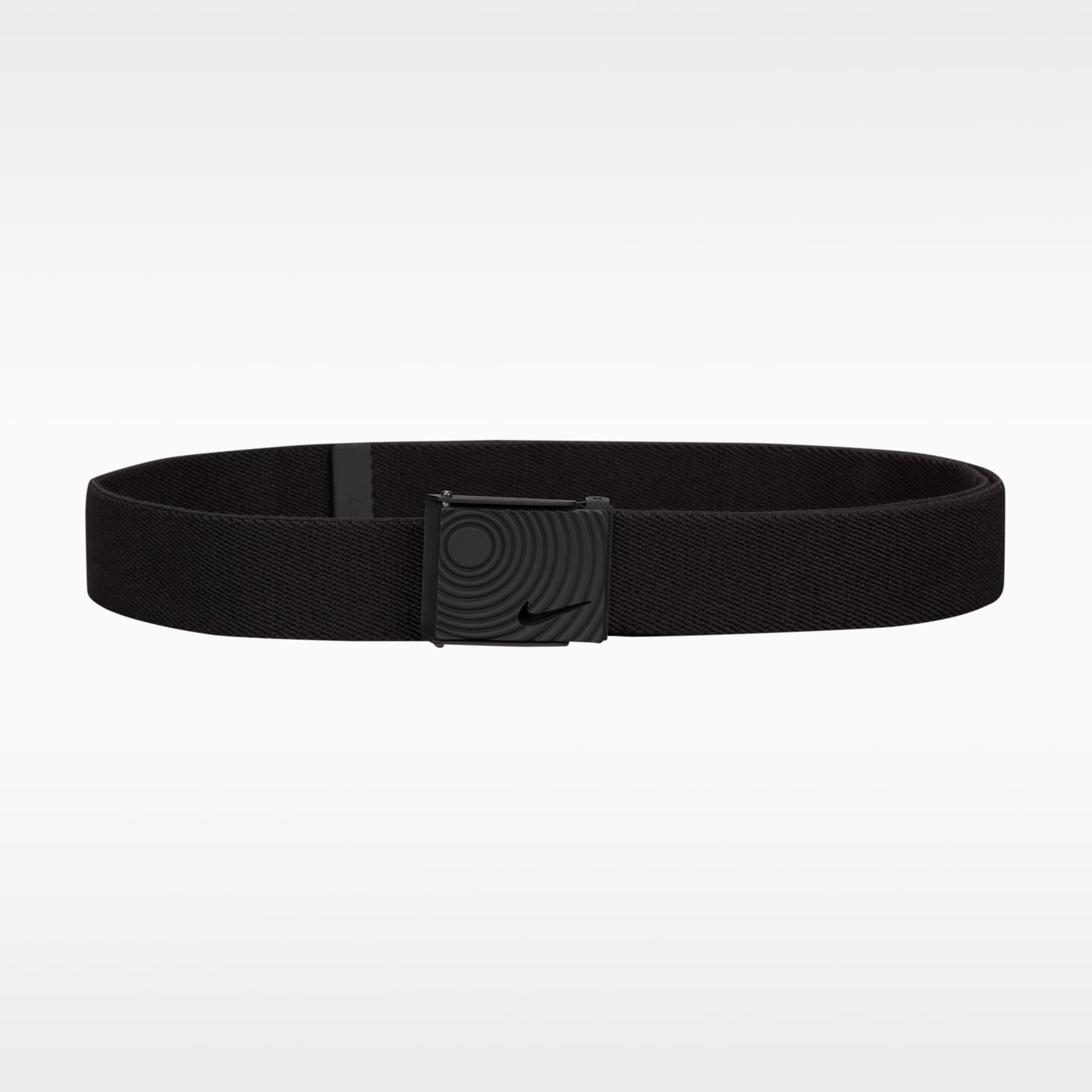 Мужской ремень Nike Outsole Stretch Web Belt, цвет: Чёрный — фото 1