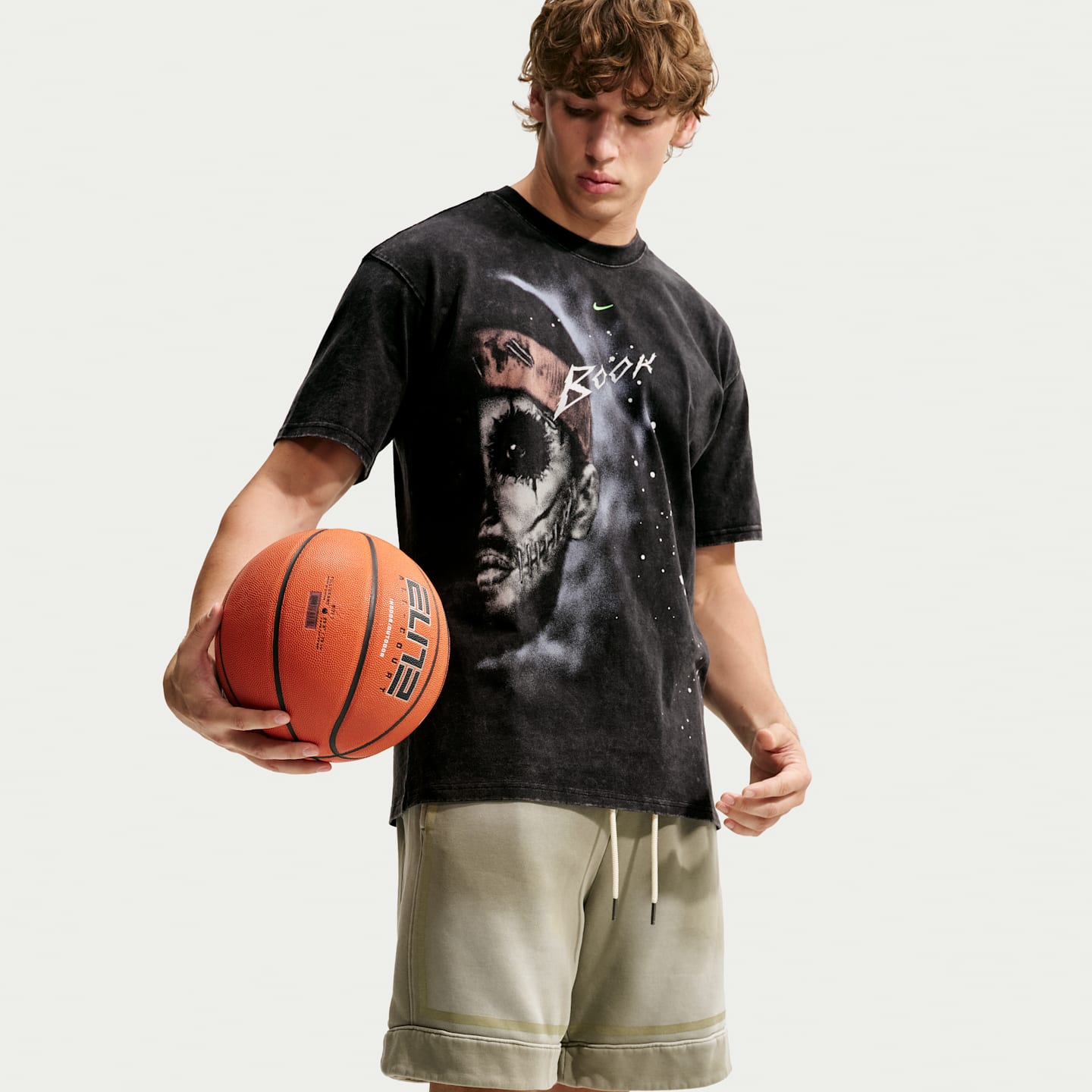 Мужская футболка Nike Book "Halloween" Basketball, цвет: Чёрный — фото 3