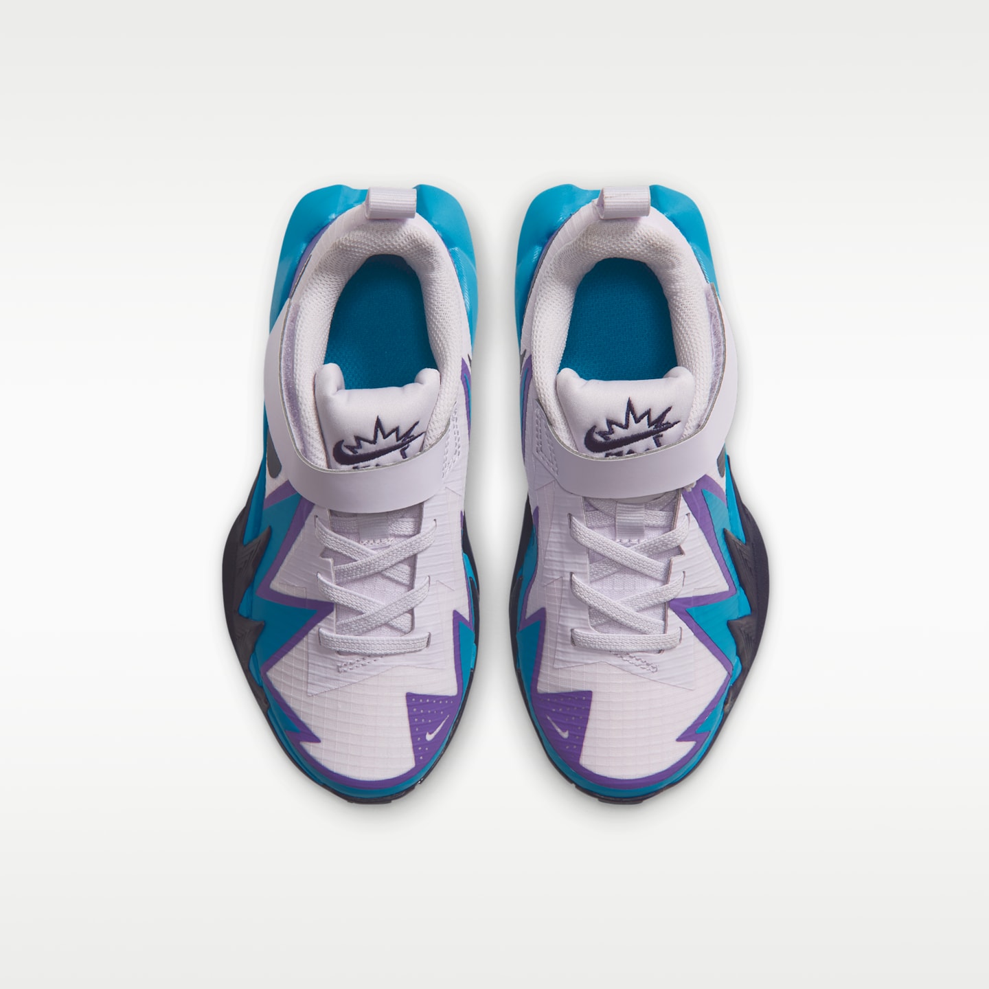 Детские кроссовки Nike S.T. Dynamite Basketball, цвет: Виноградный / Синий — фото 4