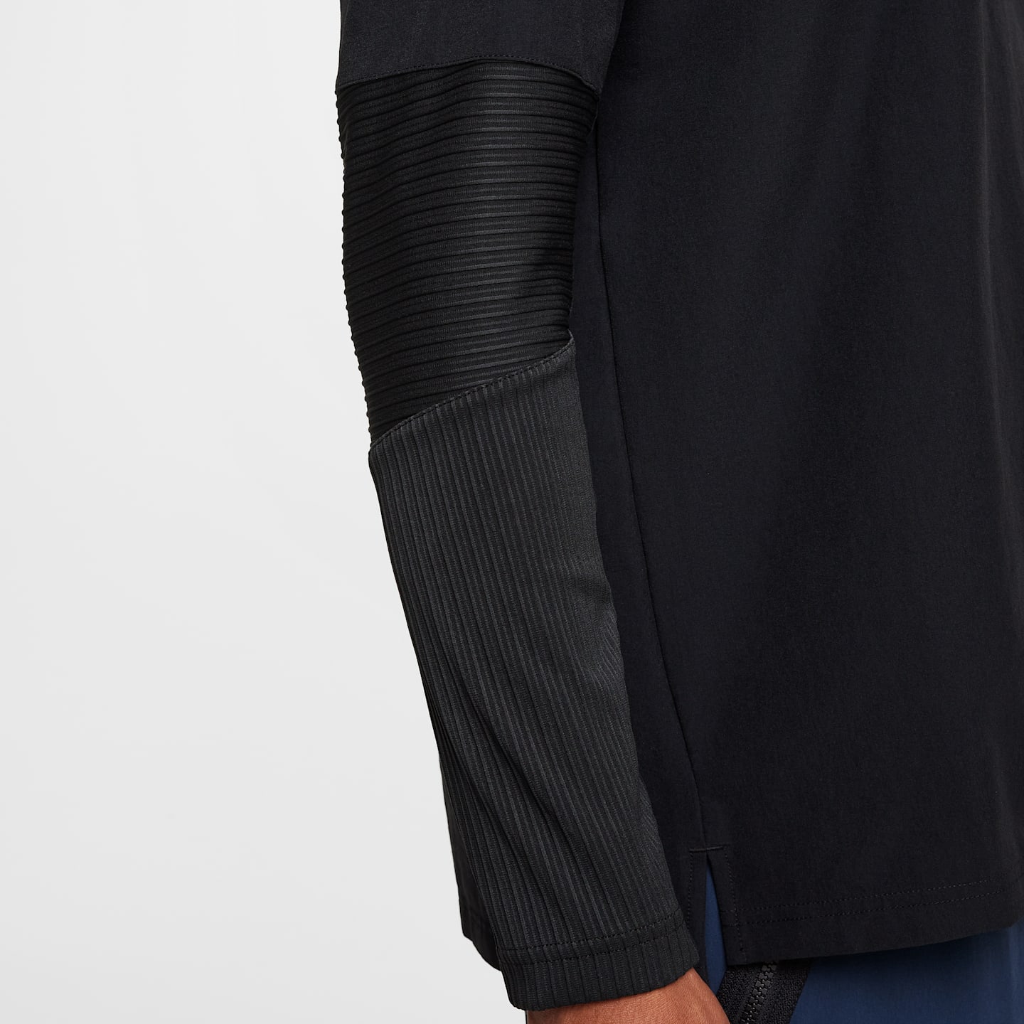 Мужской пуловер Nike Player Dri-FIT с круглым вырезом, цвет: Чёрный / Белый — фото 5