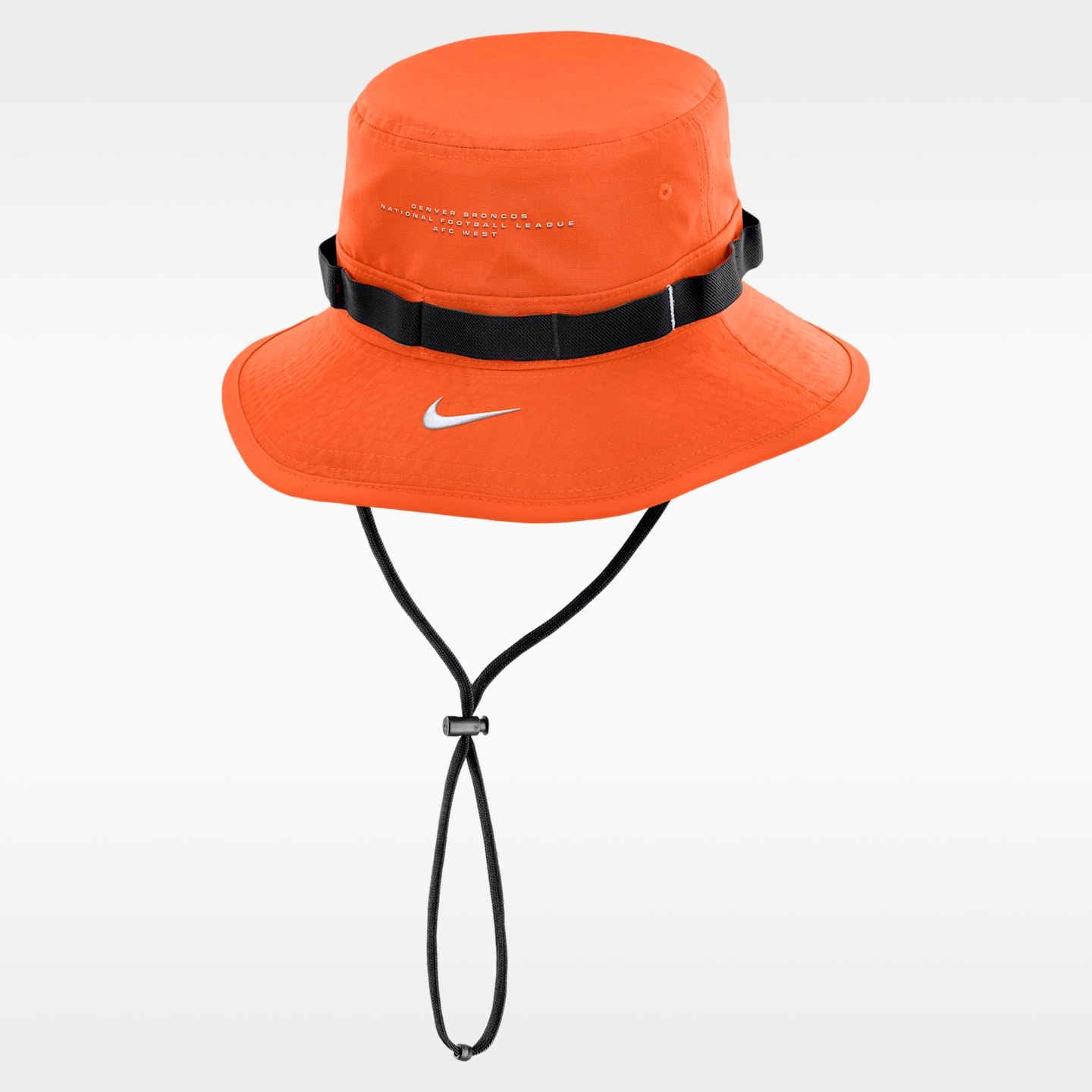 Мужская панама Nike Denver Broncos Primetime Apex Boonie Dri-FIT NFL, цвет: Оранжевый — фото 2