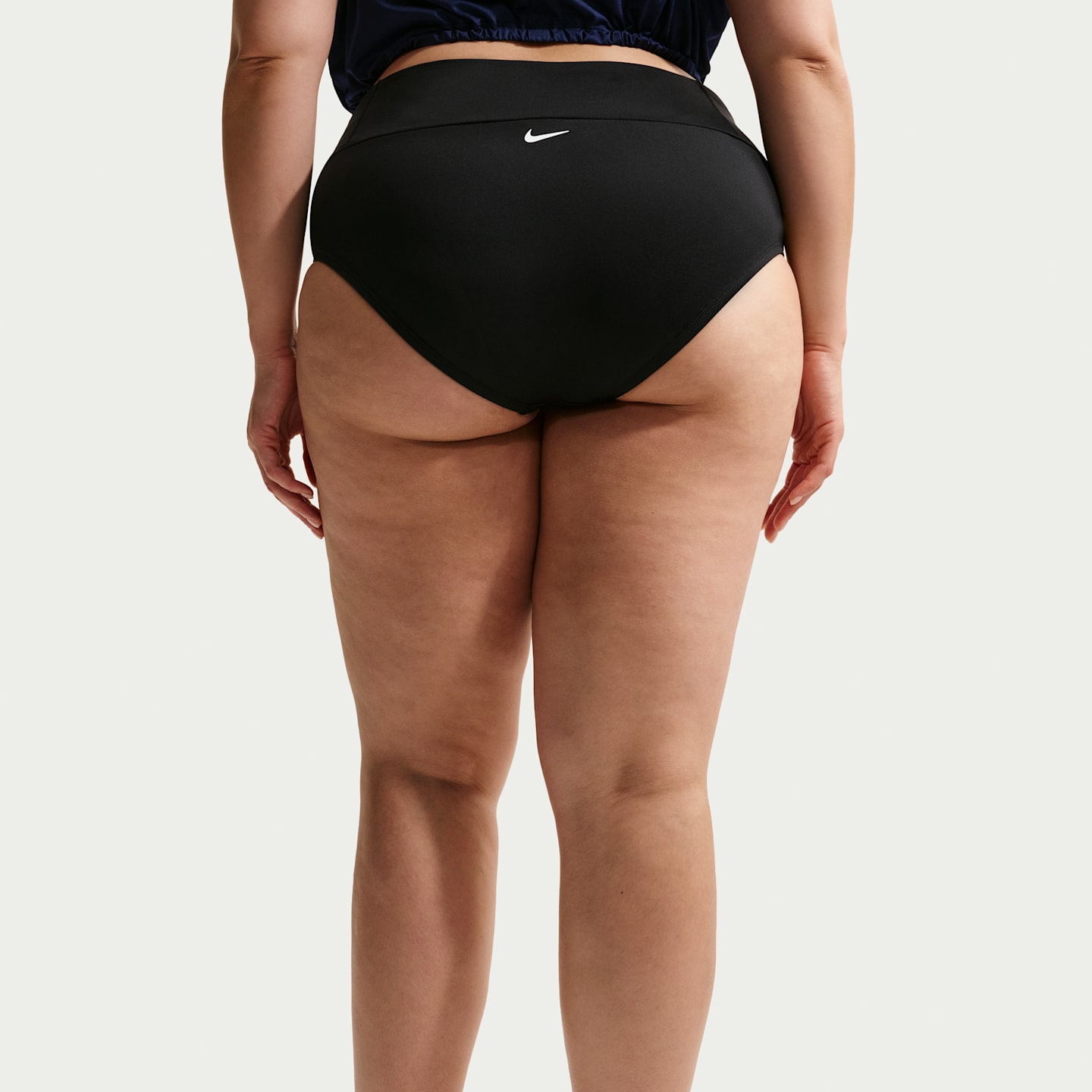 Низ бикини Essential, высокая посадка — Nike, цвет: Чёрный — фото 3