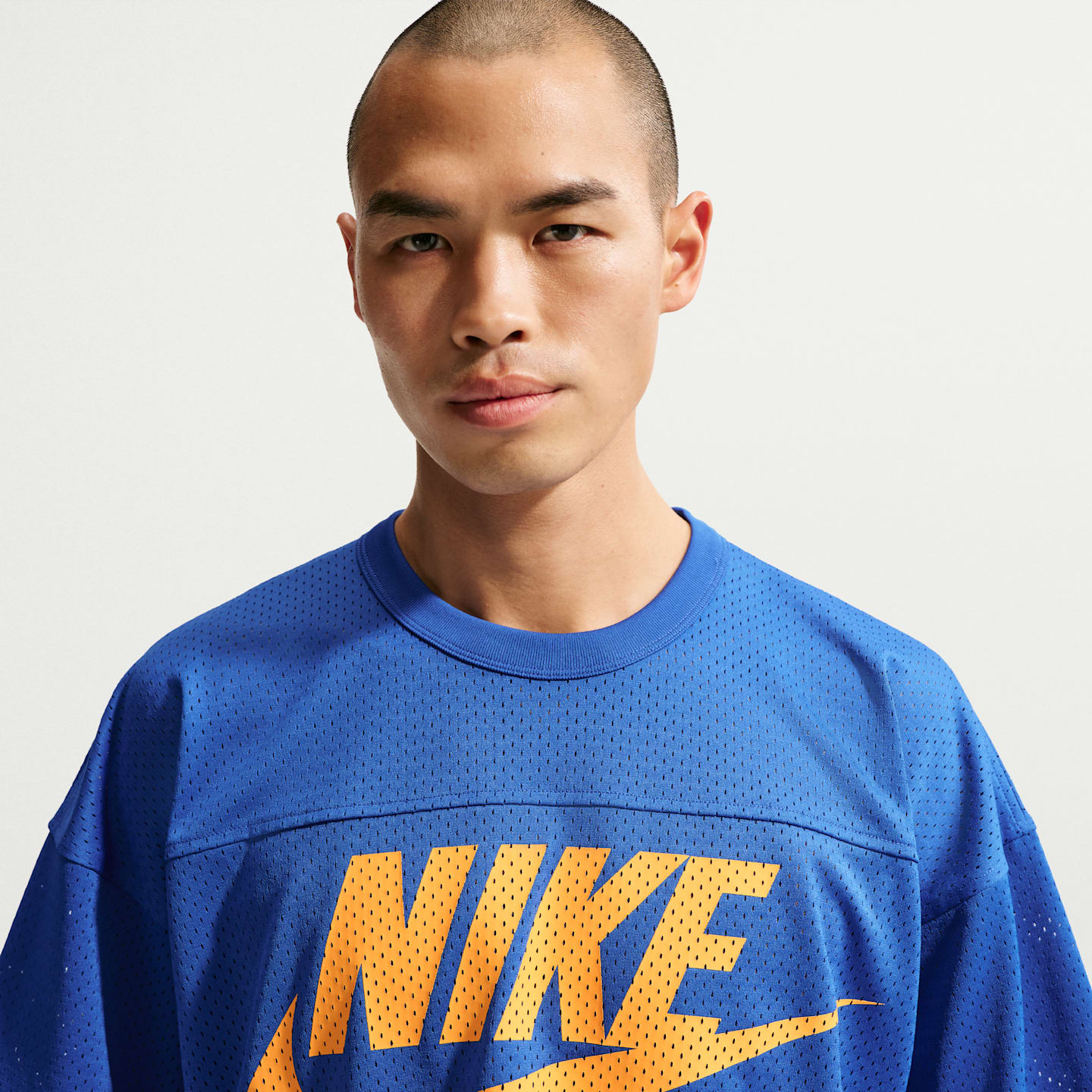 Мужской топ Nike SB Mesh Football Jersey Skate Top, цвет: Королевский синий — фото 1
