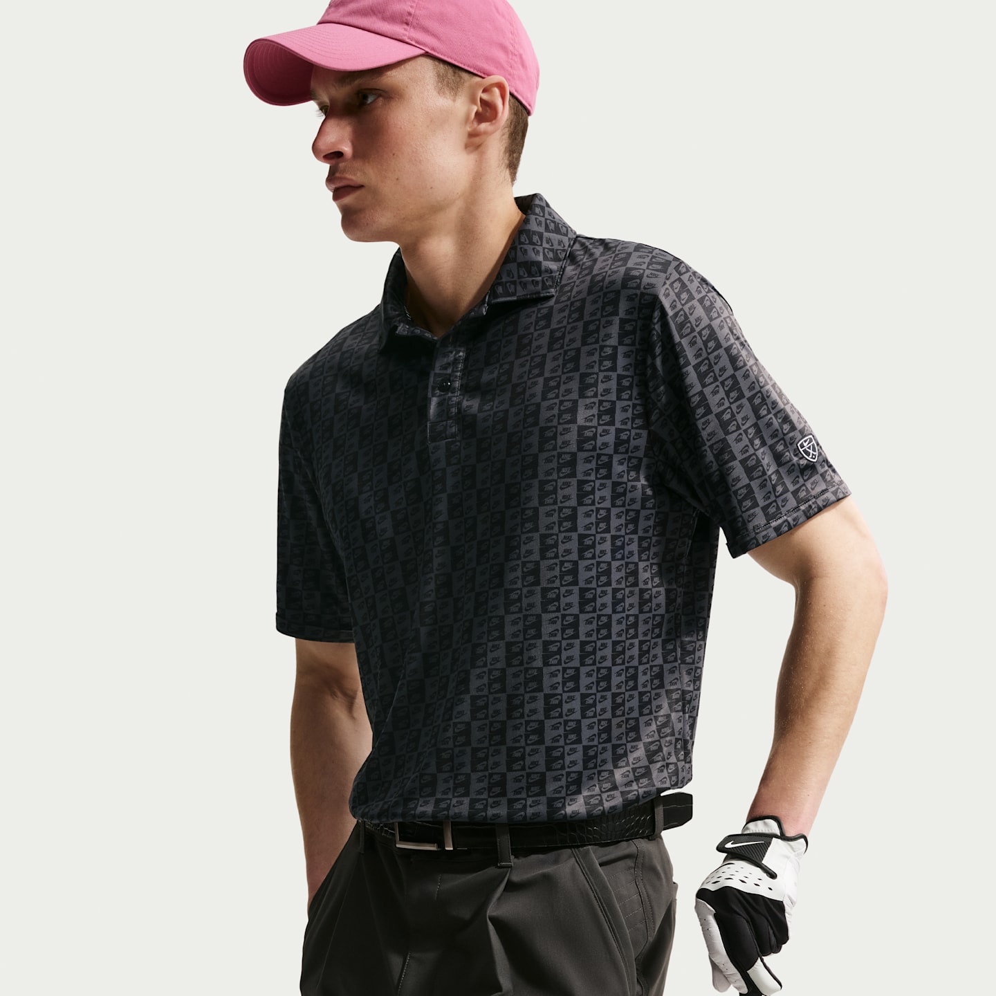 Мужское поло Nike Par Dri-FIT Golf Polo, цвет: Антрацитовый — фото 1